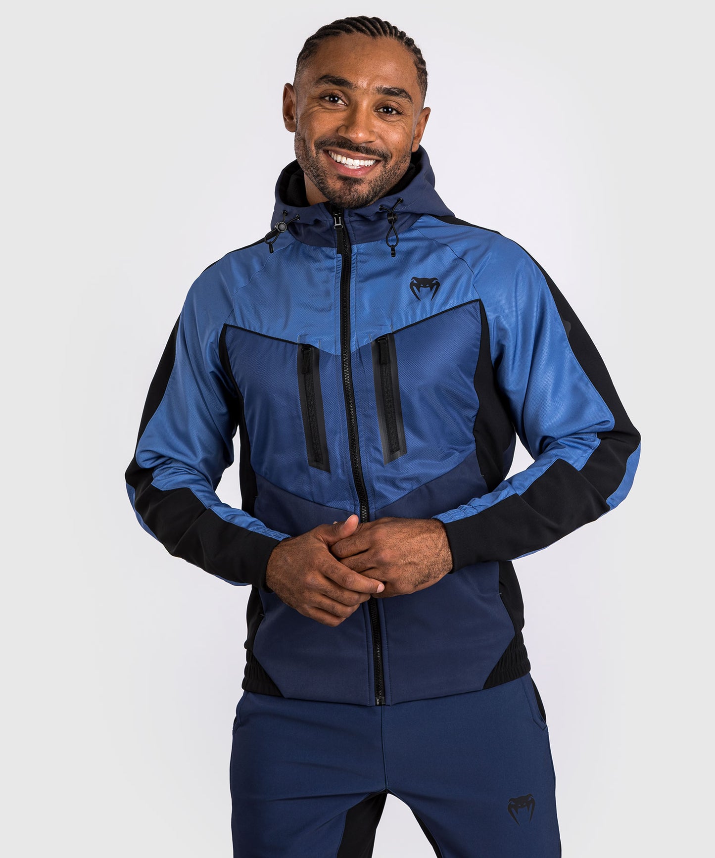 Venum Laser 3.0 Trainingsjacke - Schwarz/Blau