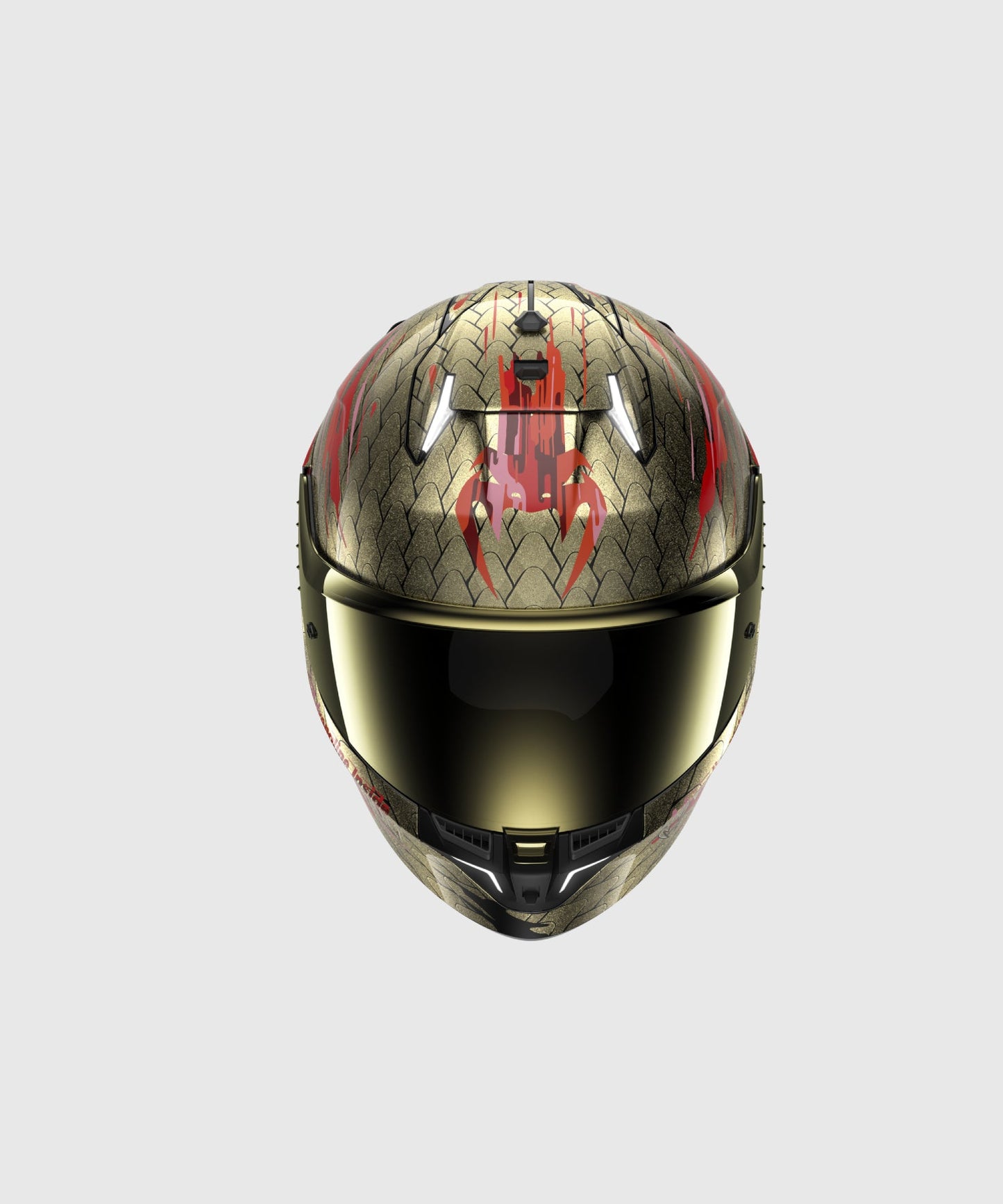 Venum x Shark Motorradhelm SKWAL i3 - Rot/Gold
