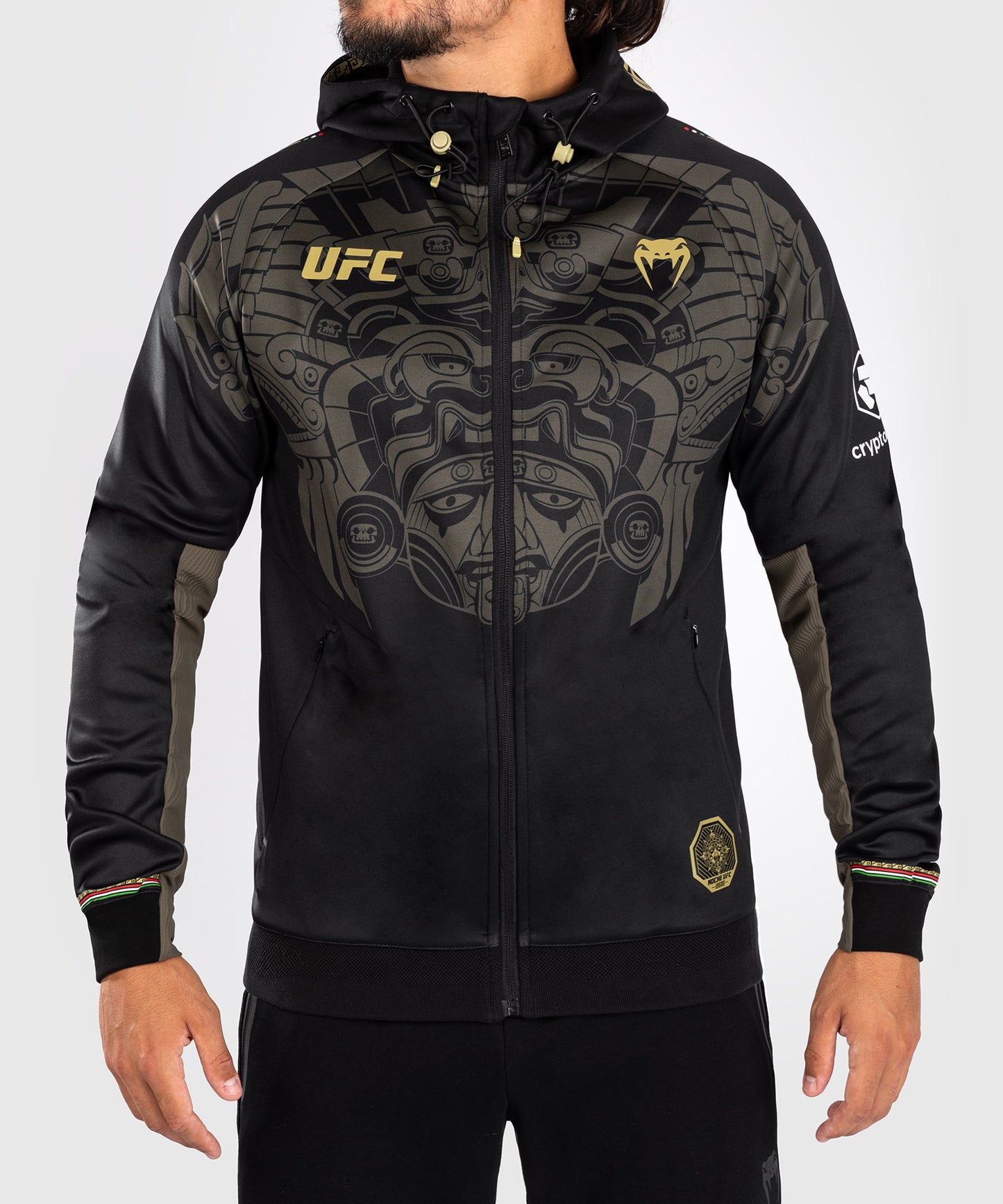 Noche UFC by VenumAuthenticr Fight Night Herren Walkout Hoodie - Schwarz