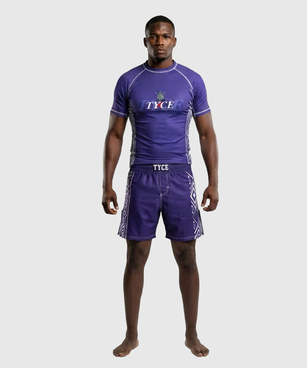 TYCE CULTURE OF WAR Shaka Zulu Grappling-Rashguard - Violett