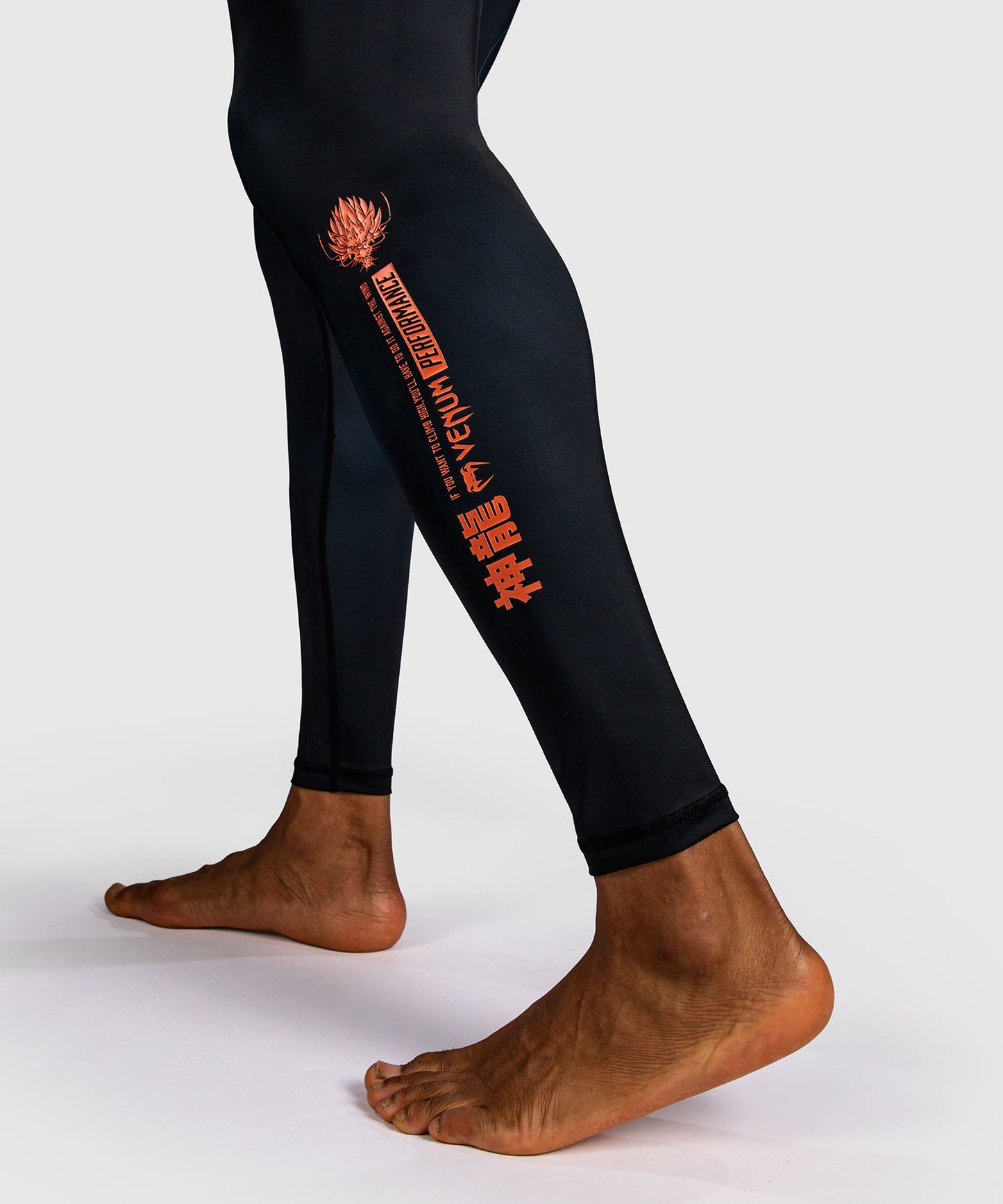 Venum Thunder Dragon Spats - Black/Grey/Copper
