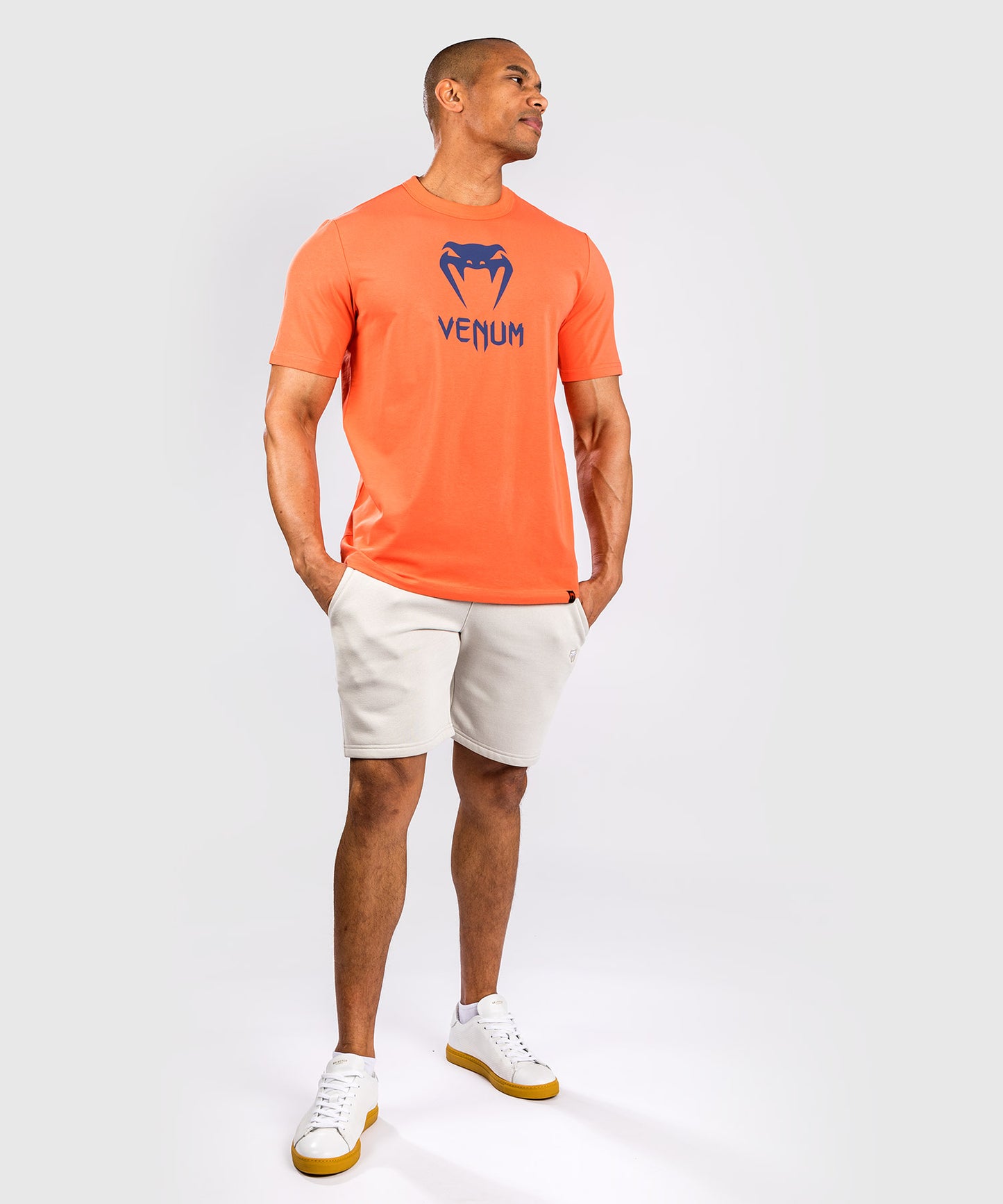 T-Shirt Venum Classic - Orange/Bleu marine