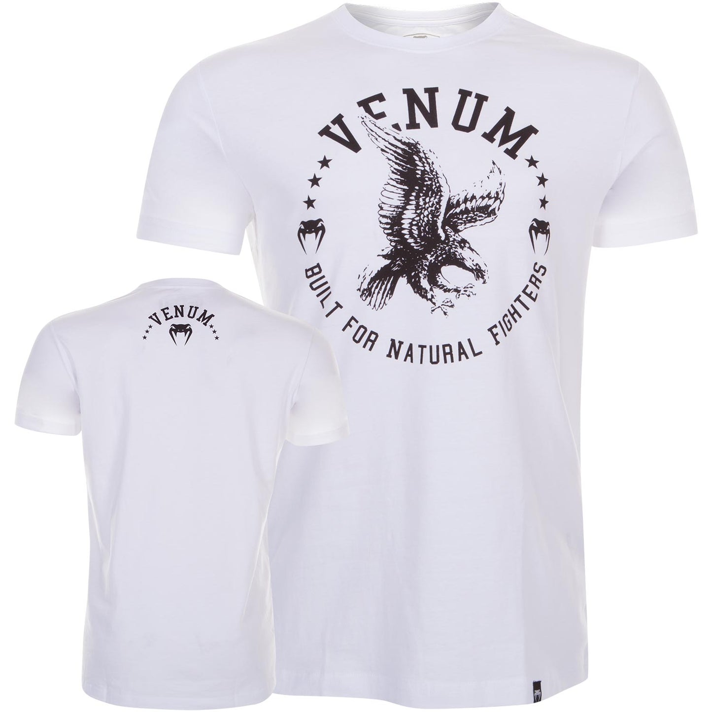 T-shirt Venum Natural Fighters Eagle - Blanc