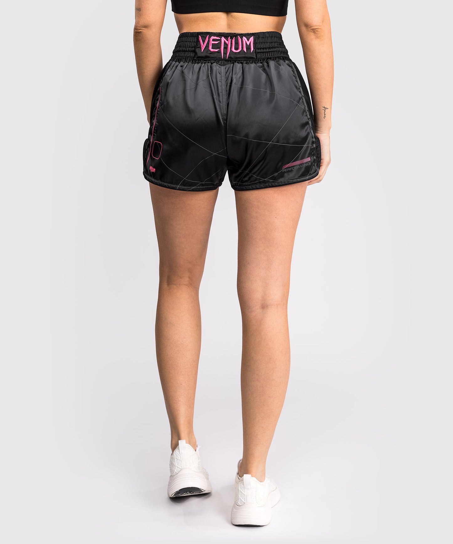 Short de Muay Thai Venum Tactical XT- Noir/Gris Tempête