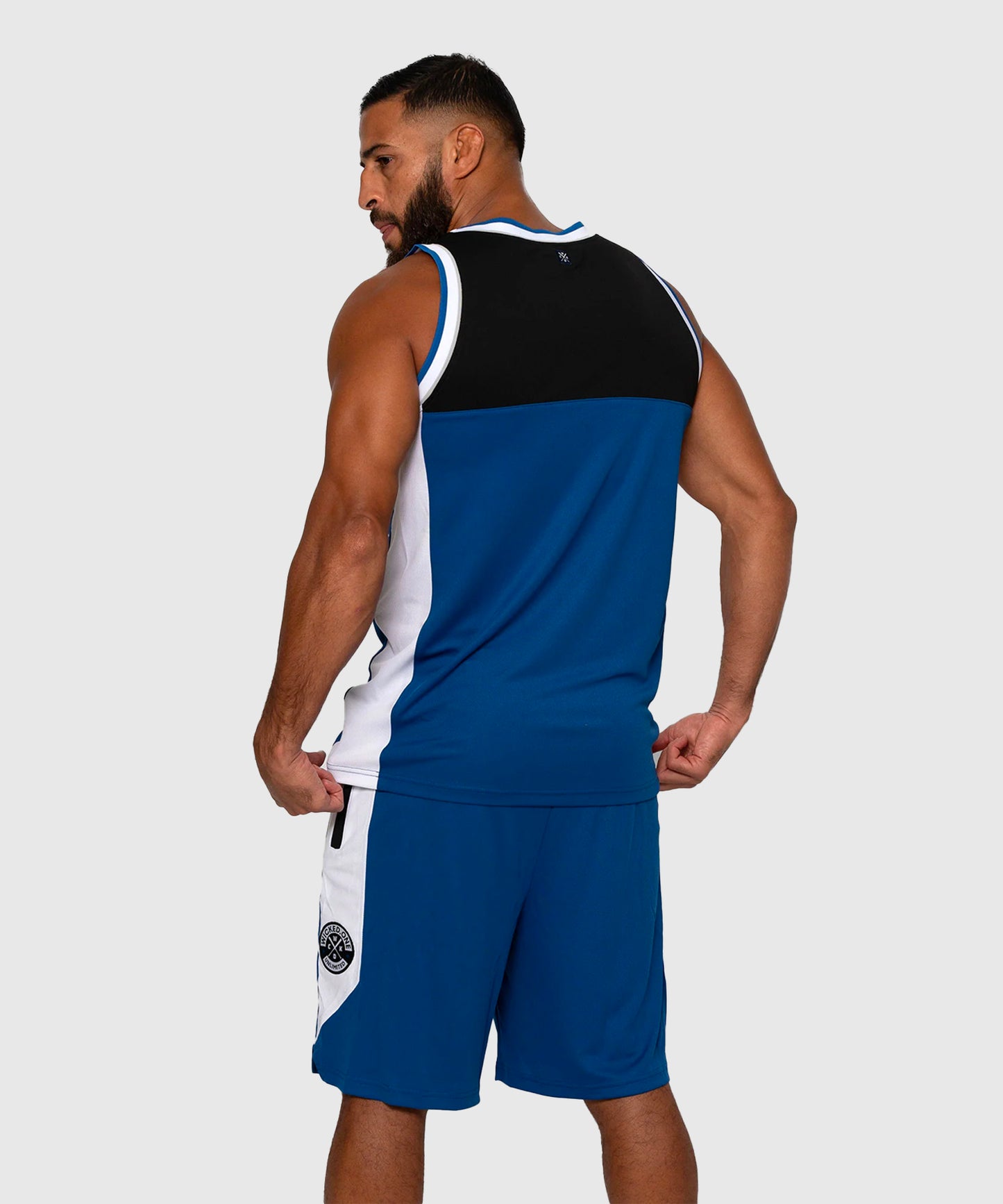 Wicked One Unlimited Pantaloncini da MMA - Nero/Navy