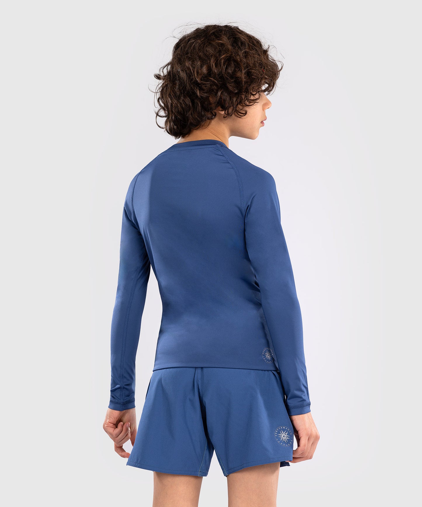 Venum Contender Kinder Rashguards Lange Ärmel - Königsblau