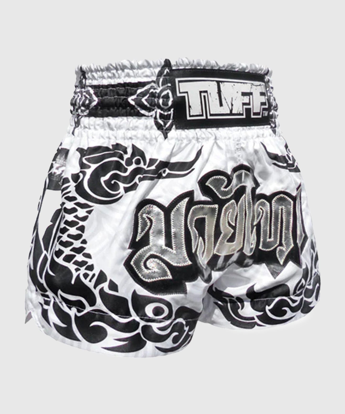 Tuff The Great Hongsa Pantaloncini da Muay Thai - Bianco