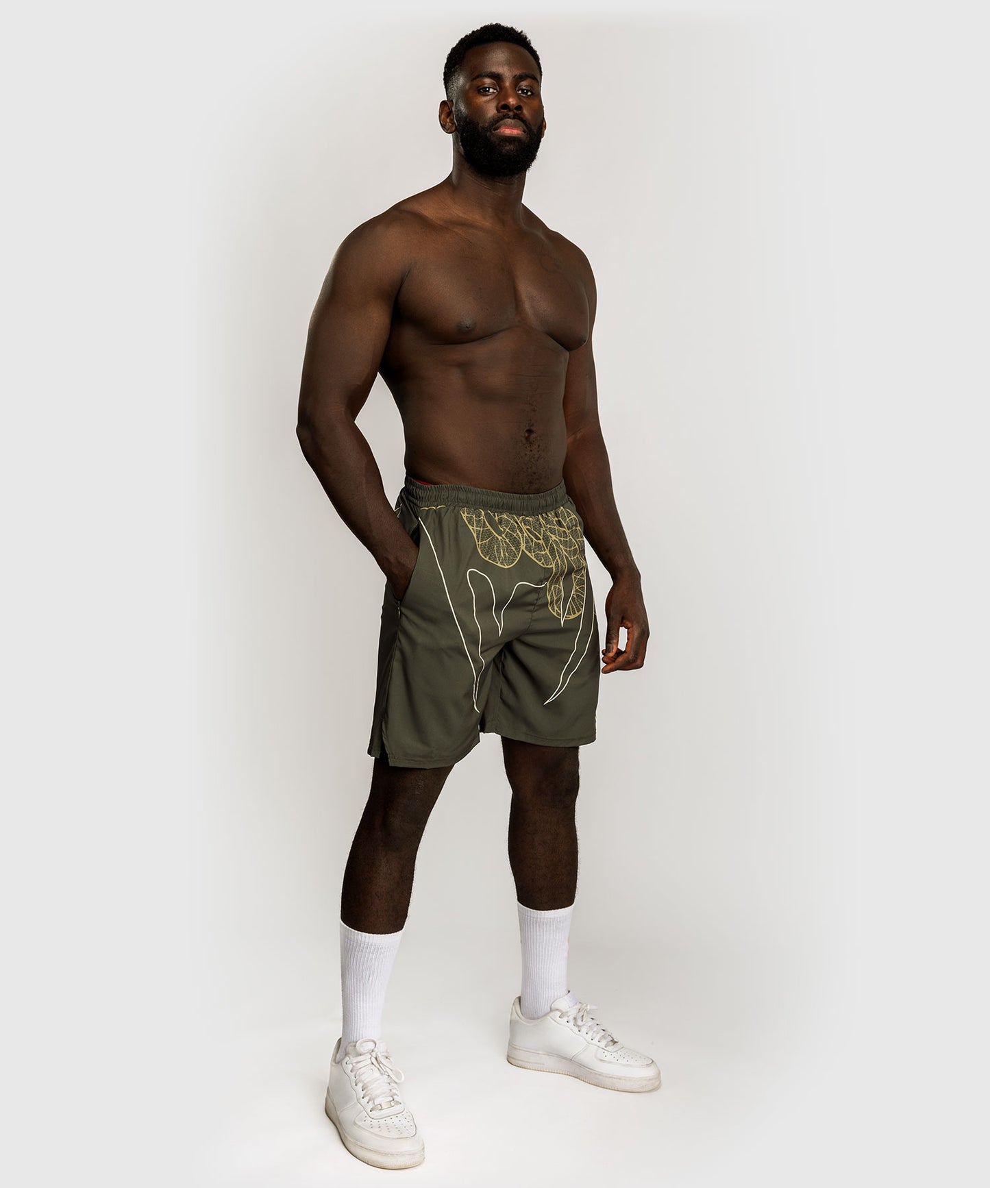 Venum Serpenti Trainingsshorts – Khaki/Bronze/Ivory