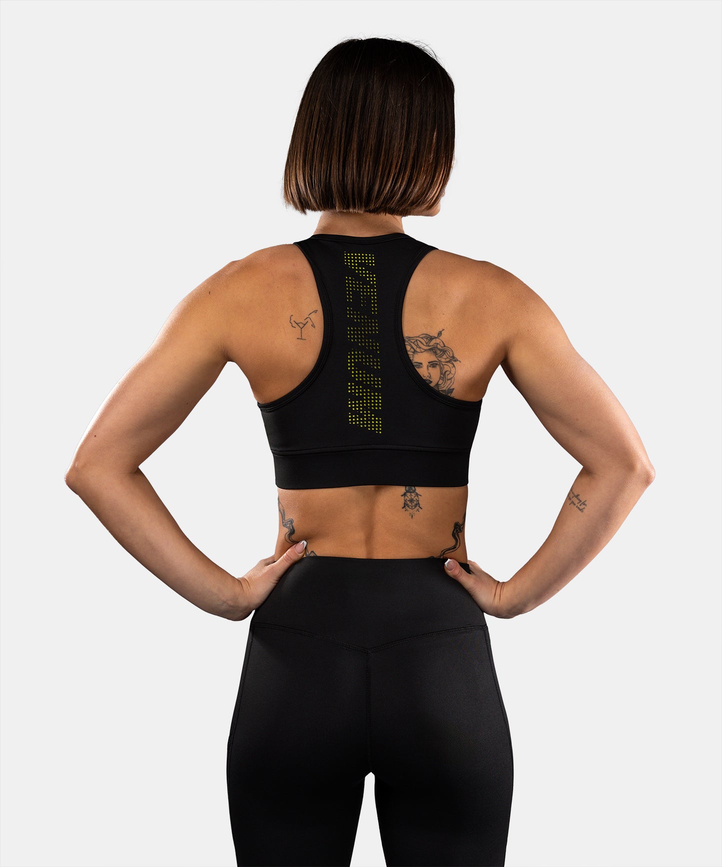 Brassière de Sport Venum Lazer - Noir/Jaune