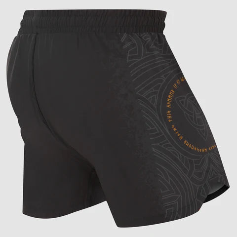 Fumetsu Mjolnir V-Lite Fightshorts - Schwarz/Bronze