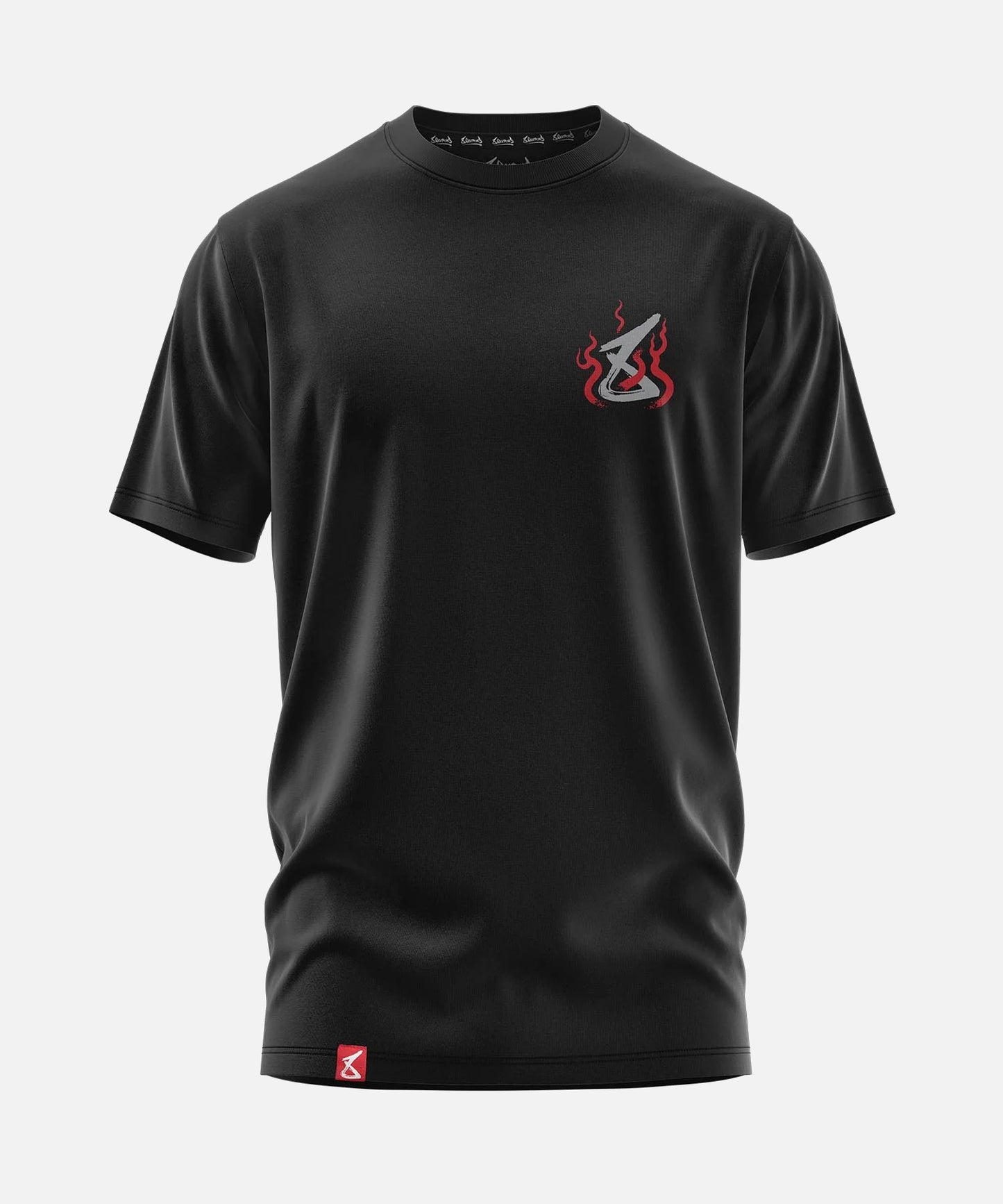 T-Shirt 8 Weapons Boran Skull - Noir