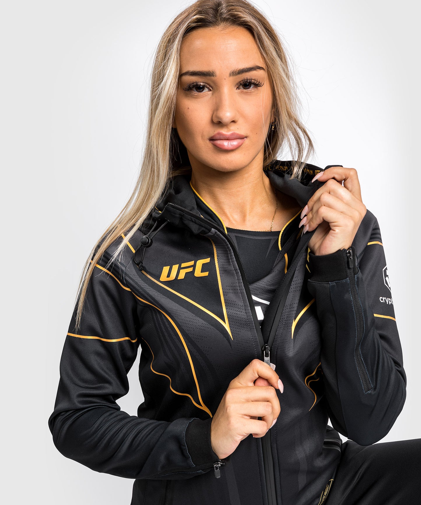 Sweatshirt à Capuche Femme UFC Venum Authentic Fight Night 2.0 - Champion