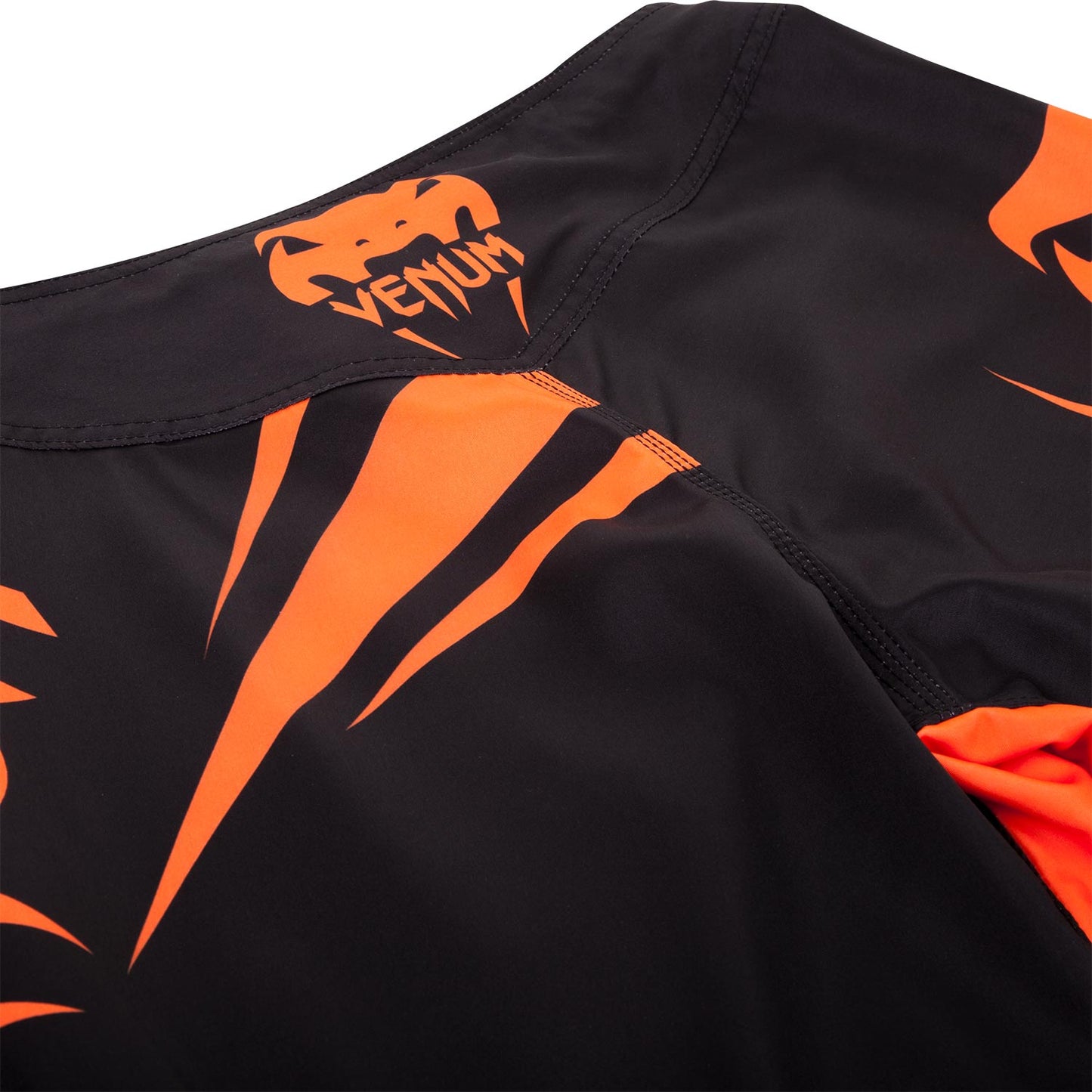 Venum Challenger Fightshort - Schwarz/Orange Fluo