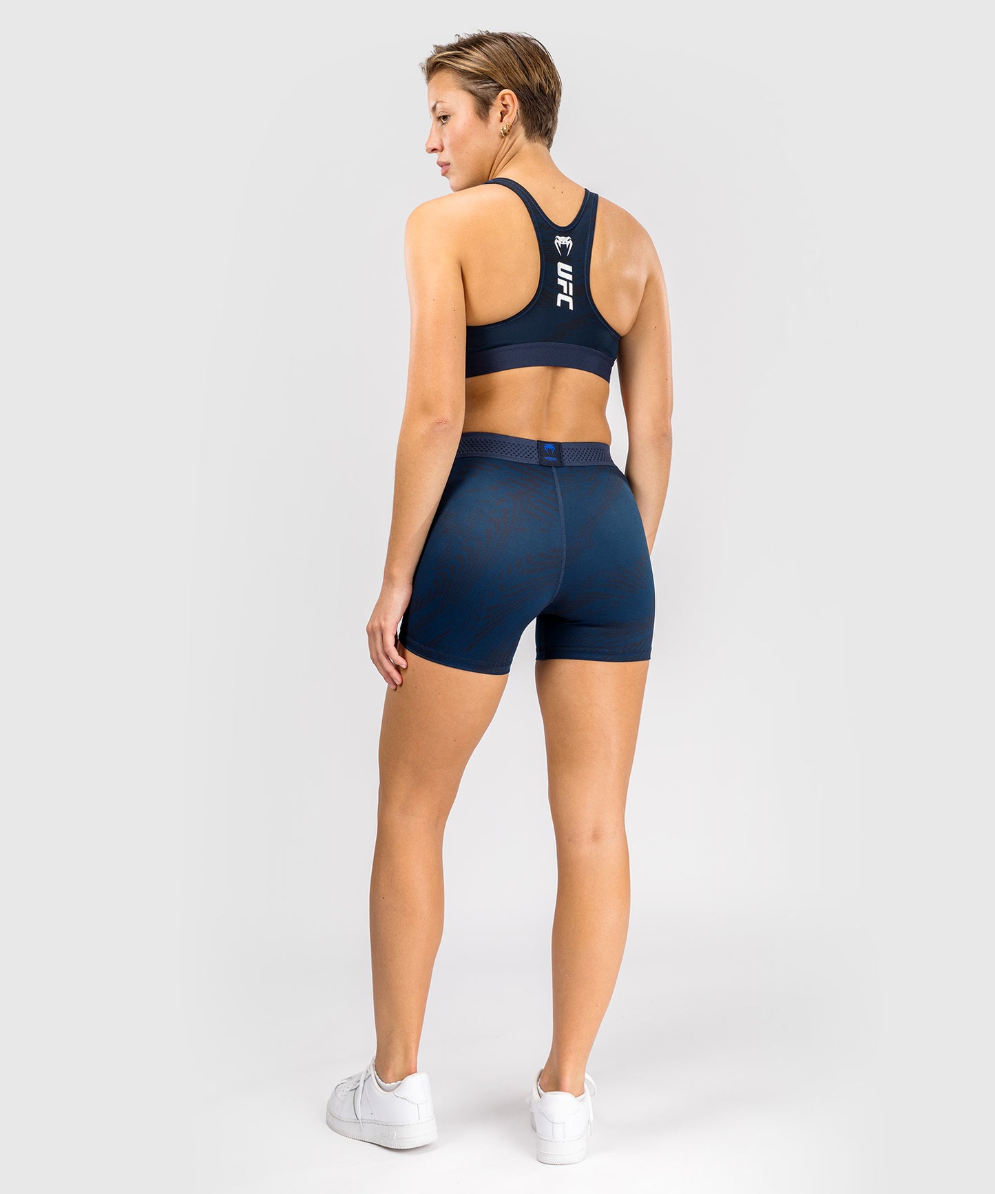 Short de compression pour Femmes UFC Fusion by Venum Fight Week - Bleu Océanique