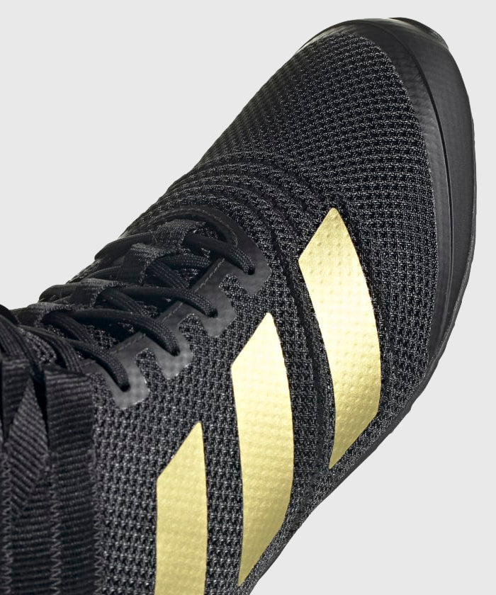 Adidas Speedex 18 Botas de Boxeo - Negro/Oro Mate