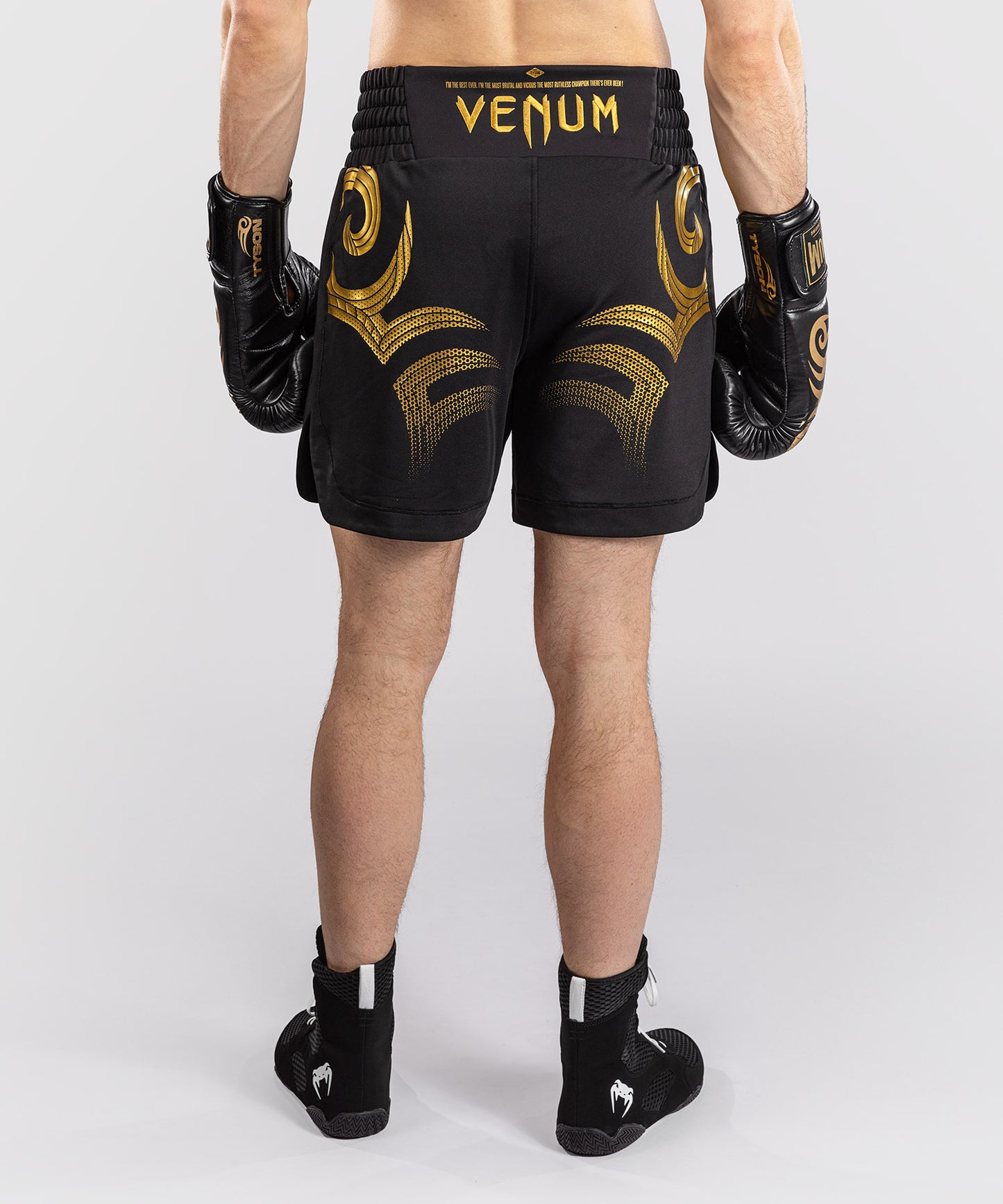 Venum x Mike Tyson Tiger Boxing Shorts - Black/Gold