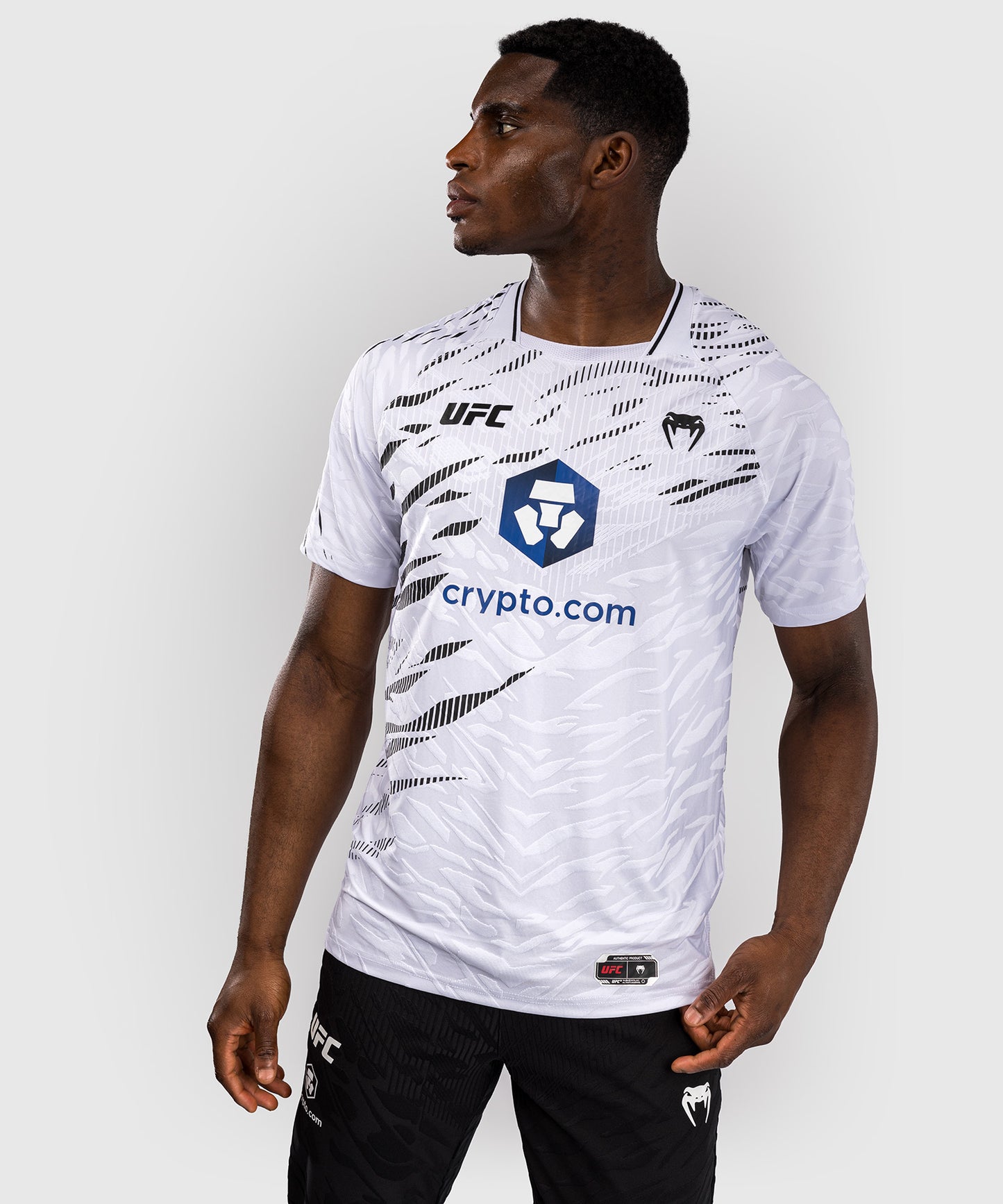 UFC Fusion by Venum Authentic Fight Night Maglietta Dry Tech per Uomo - Bianco