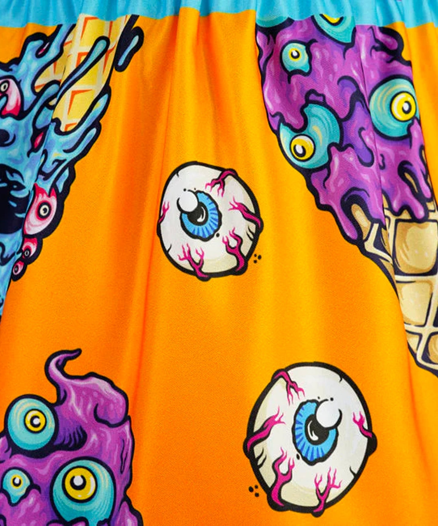 Short de Muay Thai Tuff Eye-Scream - Orange