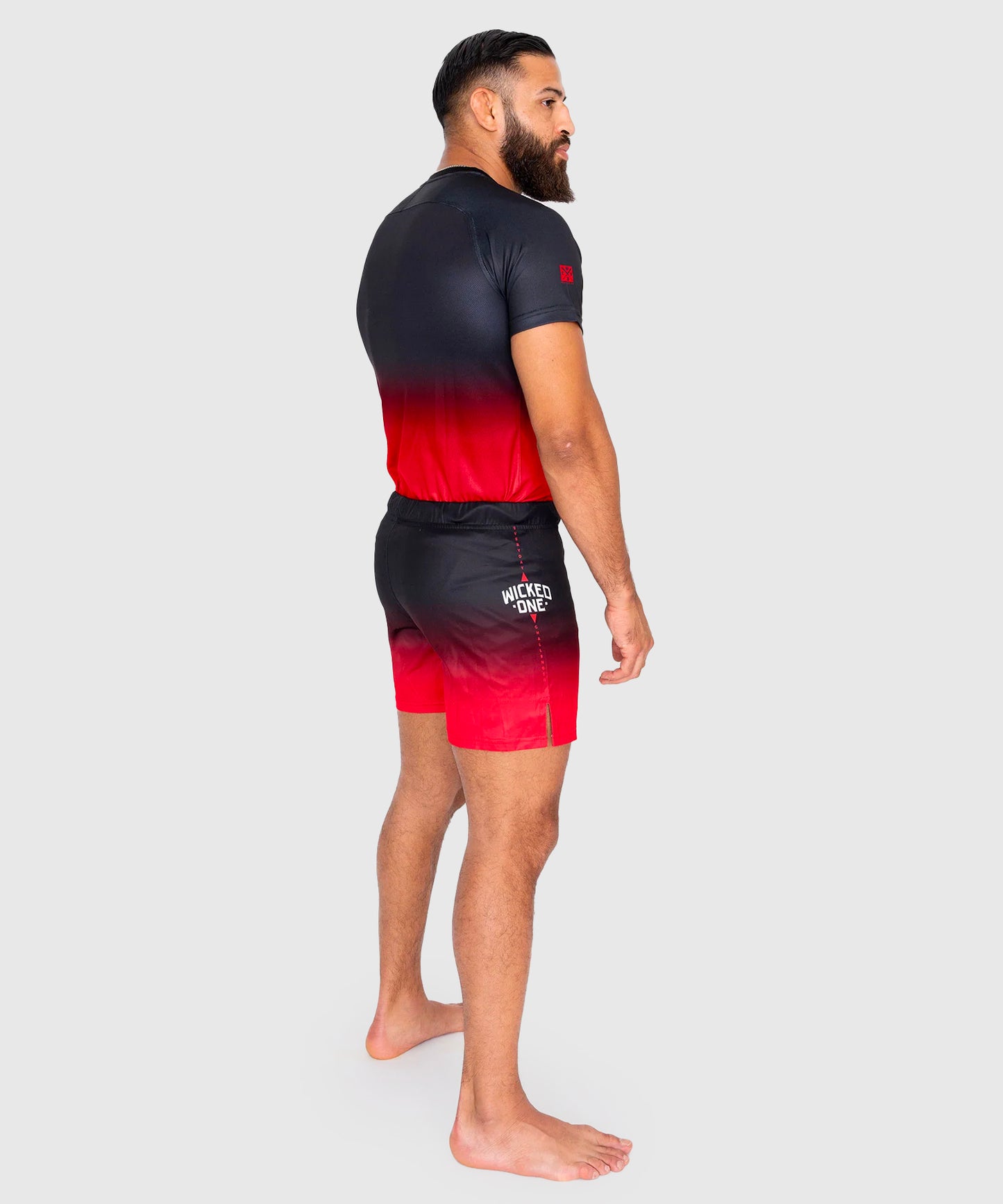 Wicked One Entrainement Ghost T-Shirt - Schwarz/Rot