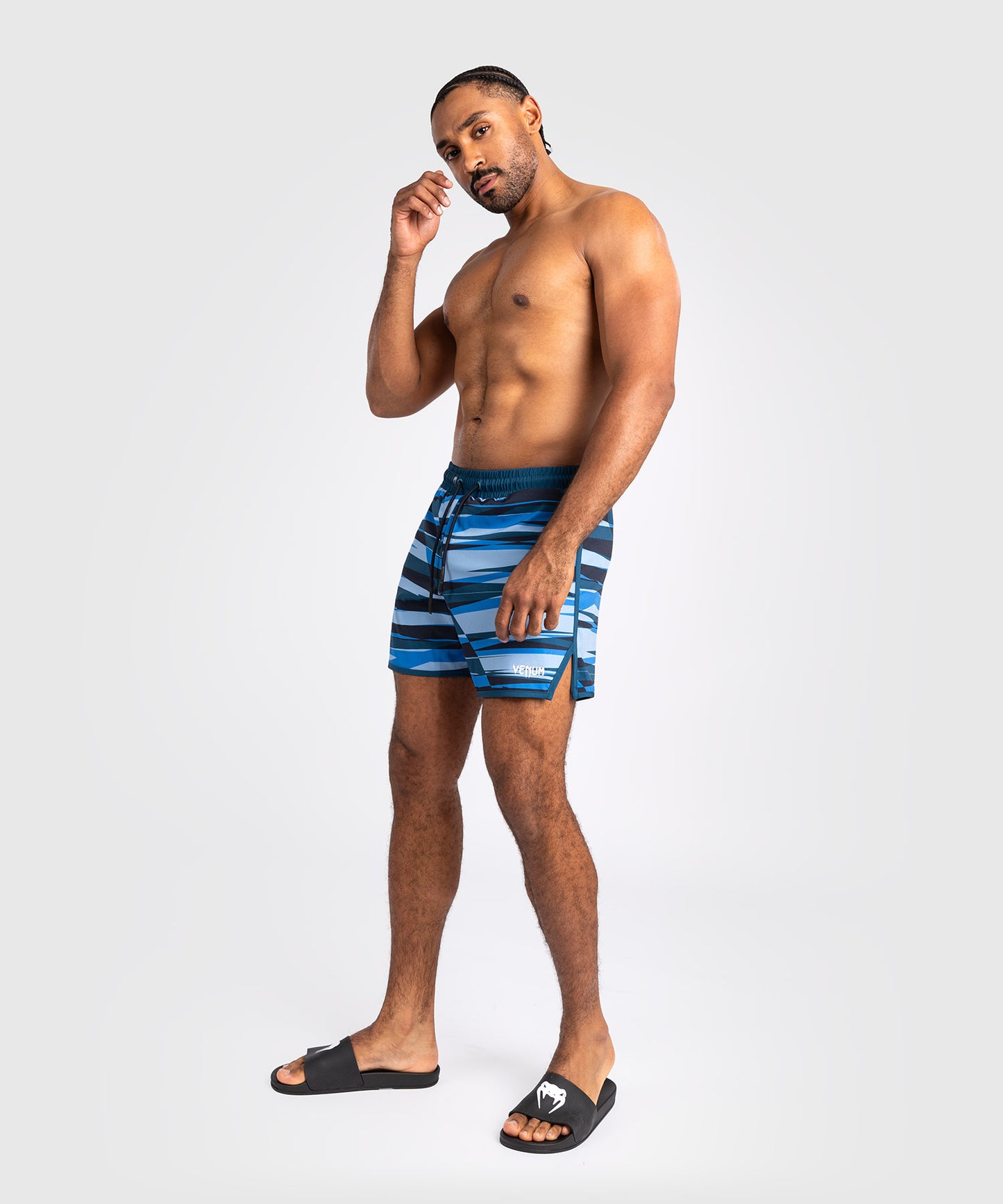 Shorts de Bain pour Hommes Venum Rapid - Bleu Sombre