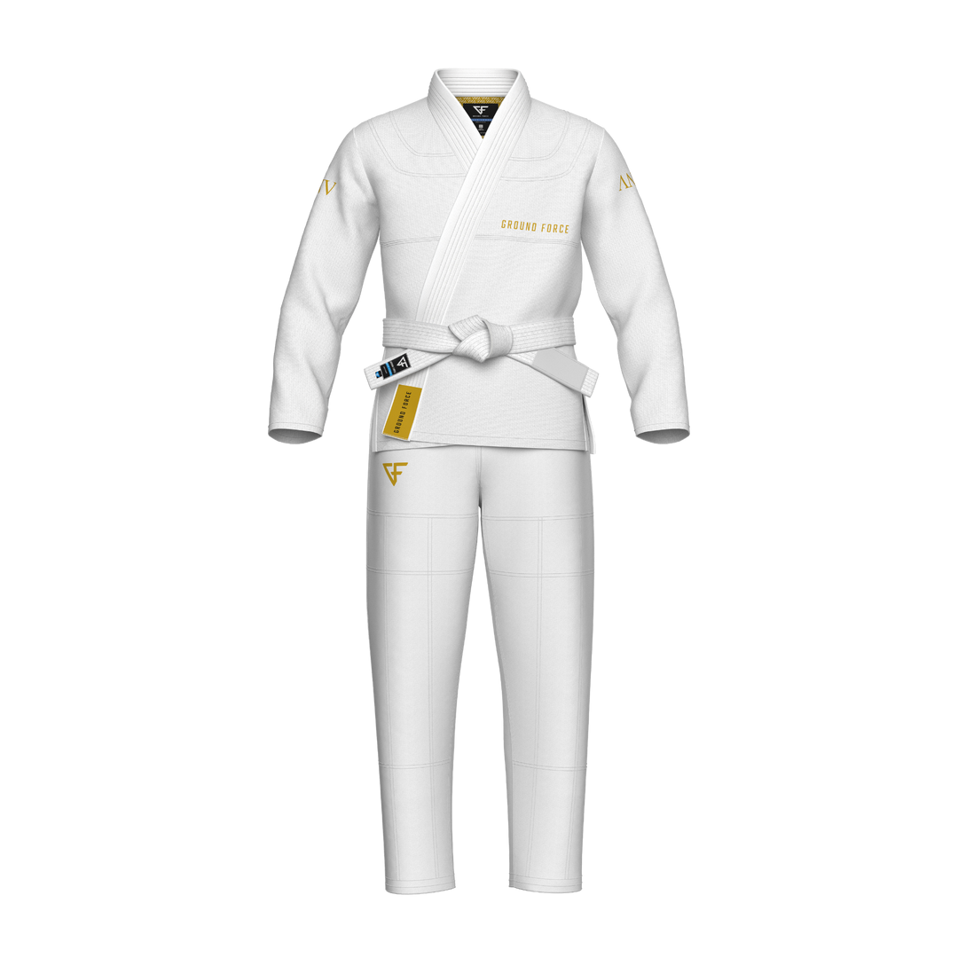 Ground Force Acta Non Verba Kimono JJB - Blanco