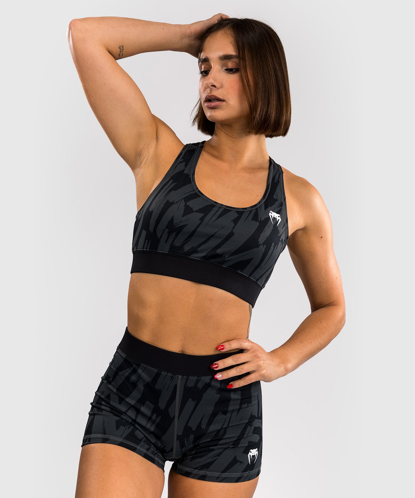 Venum Graffiti Frauen Sport-BH - Urban Kohle