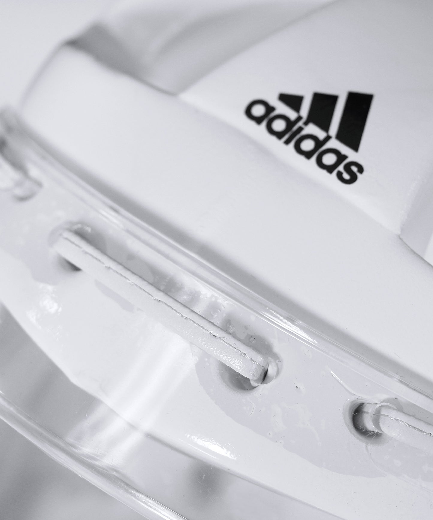 Adidas Taekwondo-Helm mit Visier - Weiß