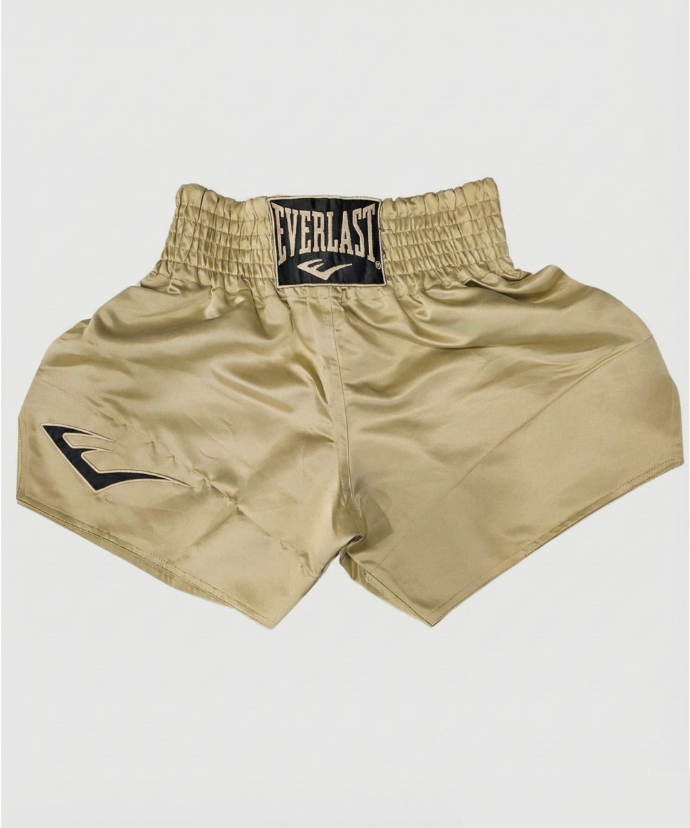 Everlast Pantalones de Muay Thai - Oro/Negro