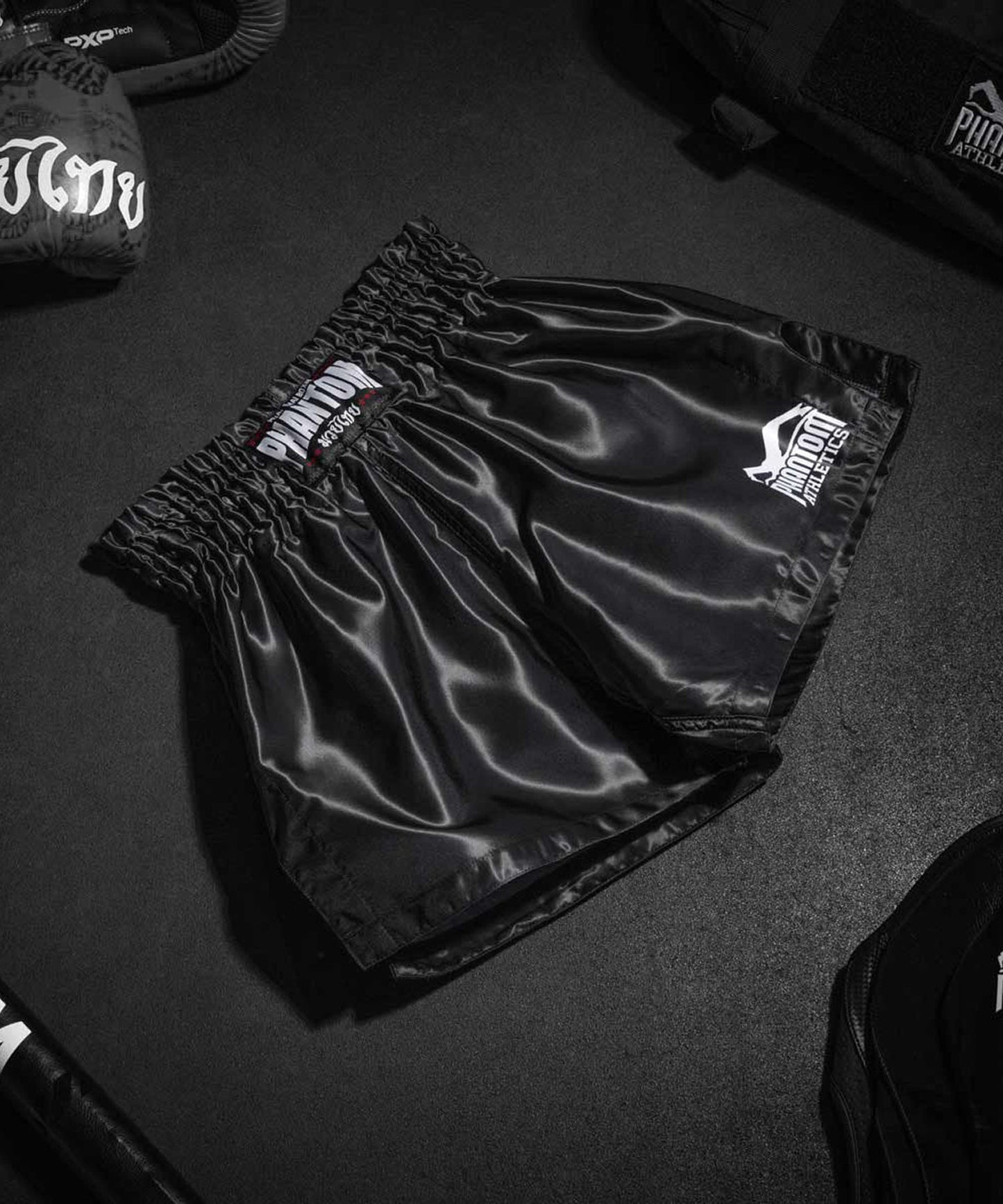 Short de Muay Thai Phantom Athletics Team - Noir