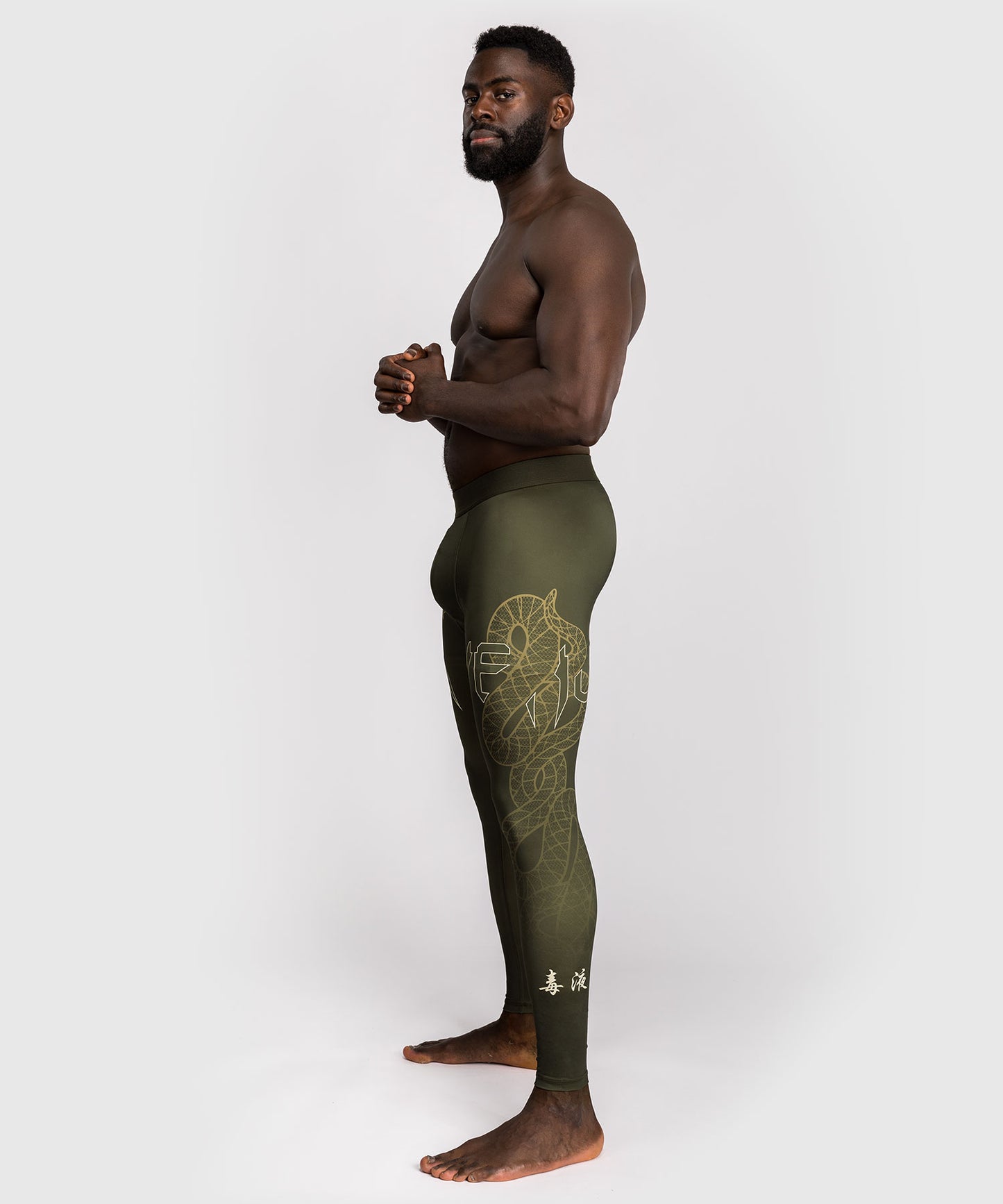 Venum Serpenti Pantaloni Compressivi – Kaki/Bronzo/Ivory