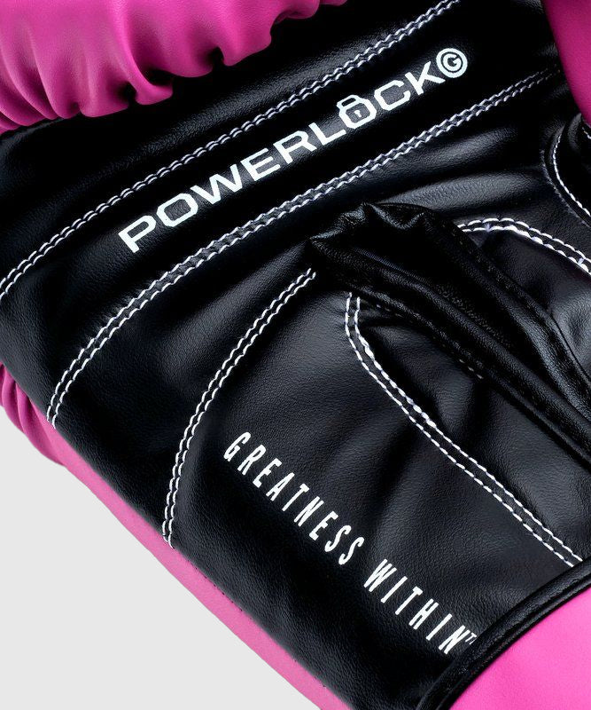 Everlast Powerlock OG Training Guantes de Boxeo - Rosa/Negro