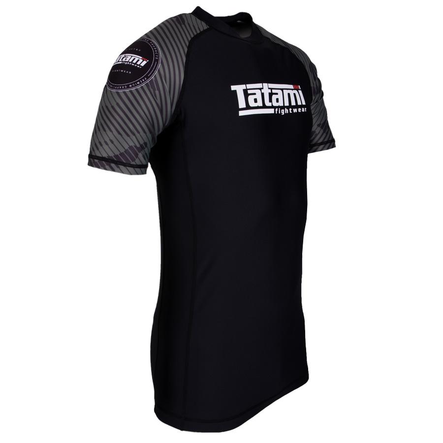 Tatami Rashguard de Manga Corta Renegade Green Camo - Negro