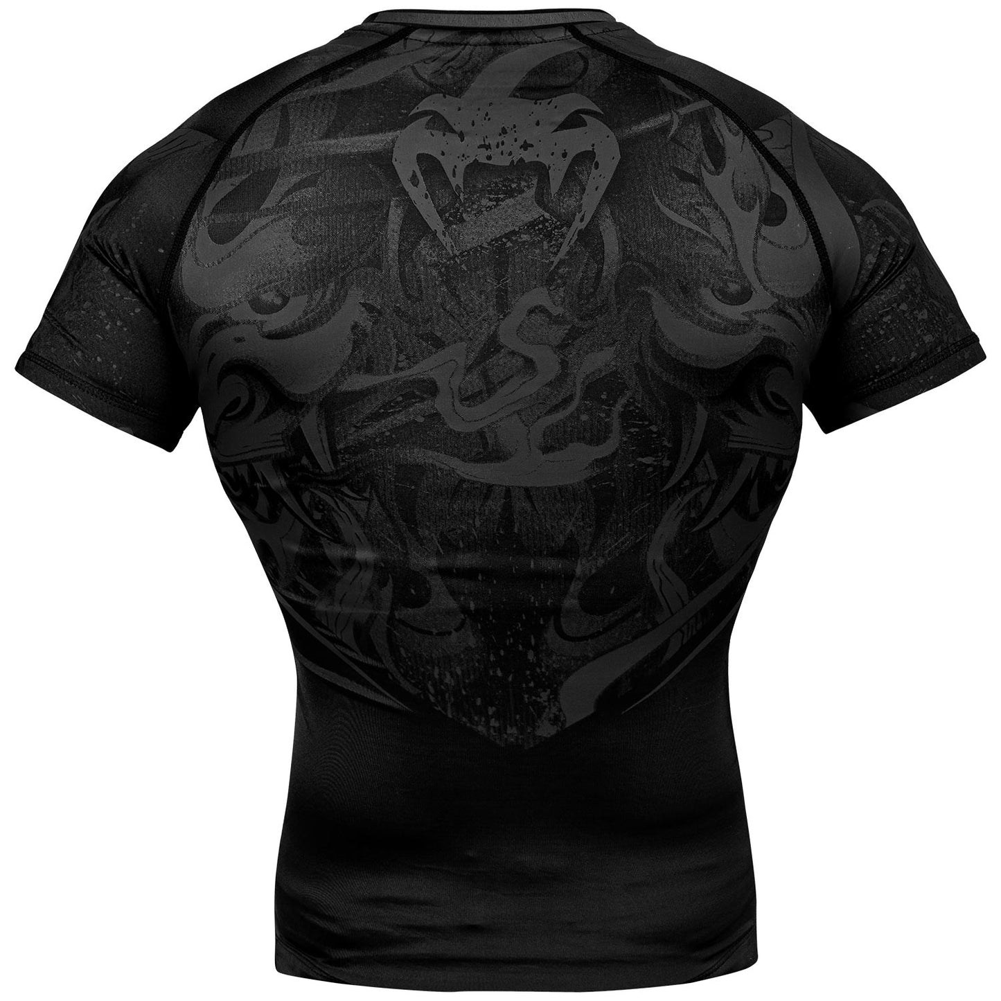 Rashguard Venum Devil - Mangas cortas - Negro/Negro