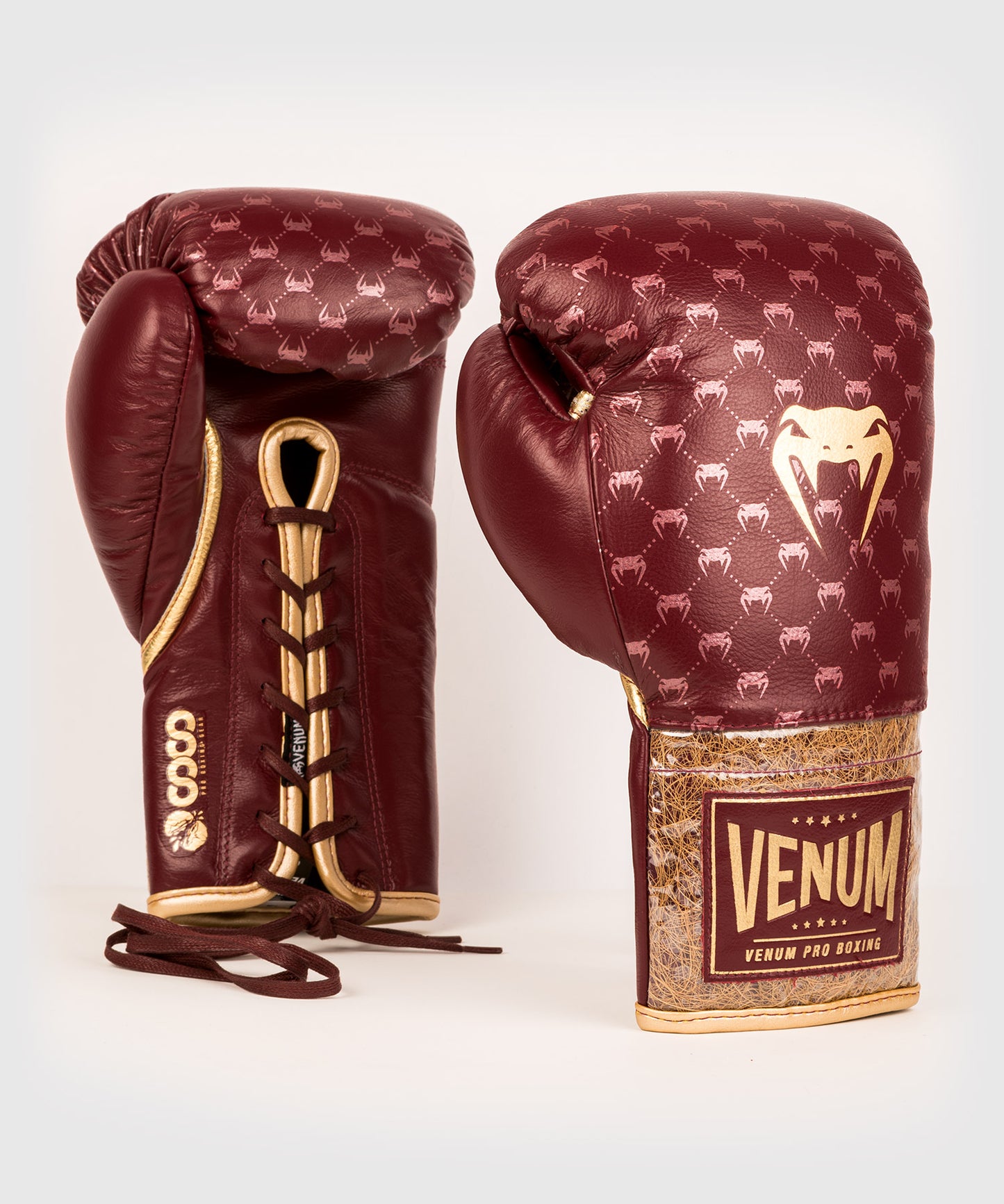 Venum Coco Monogram Pro Boxhandschuhe – Garnet Red