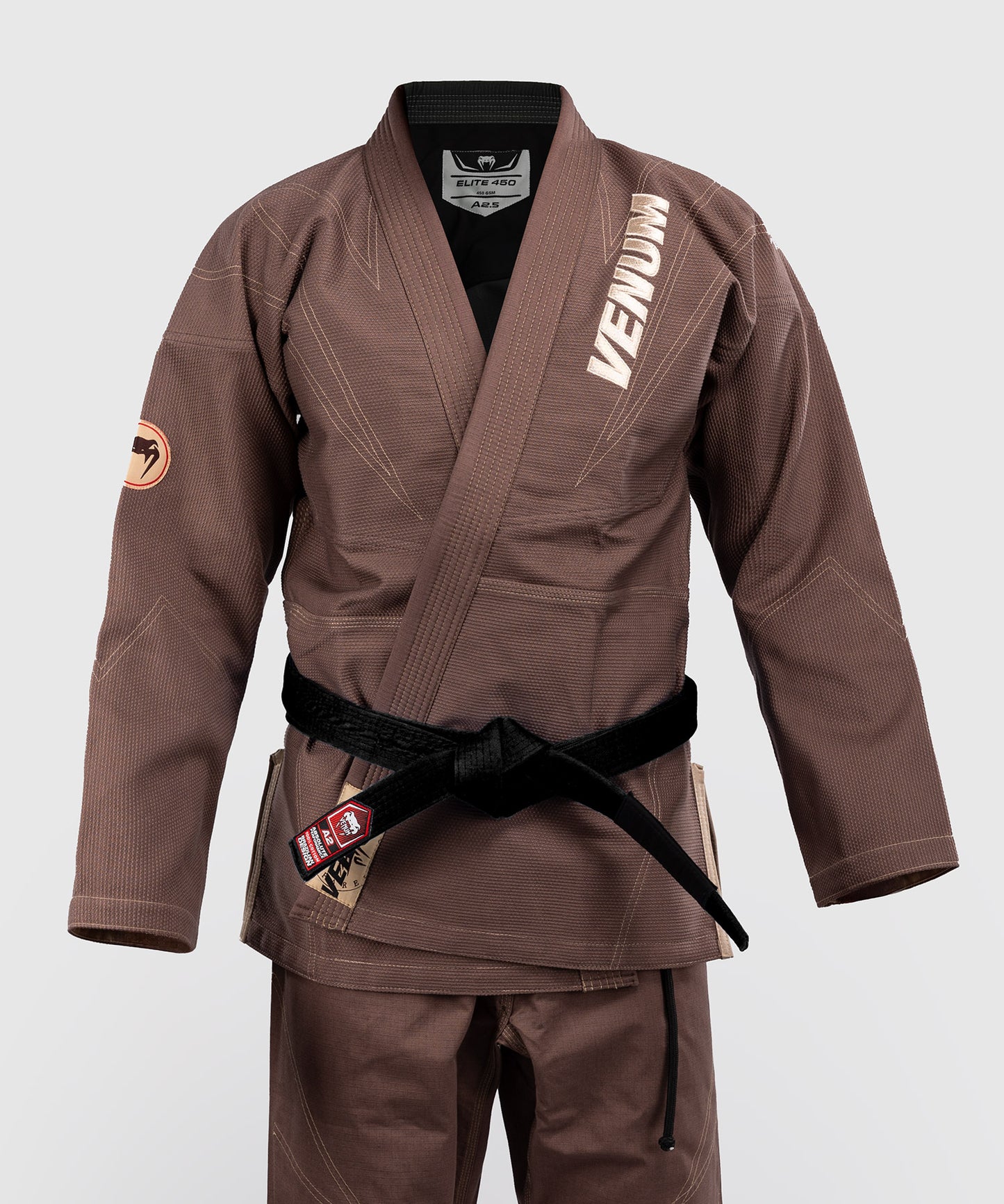 Venum Elite 5.0 Gi Brazilian Jiu Jitsu (450 gsm) - Marrone Cioccolato