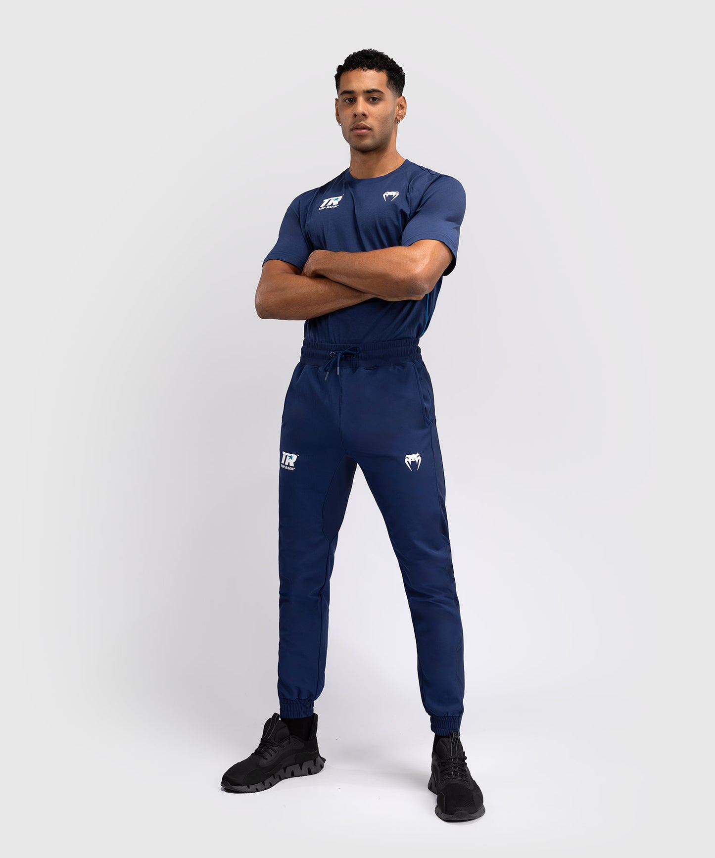 Venum x Top Rank Original Joggers Performance da Uomo - Blu Navy