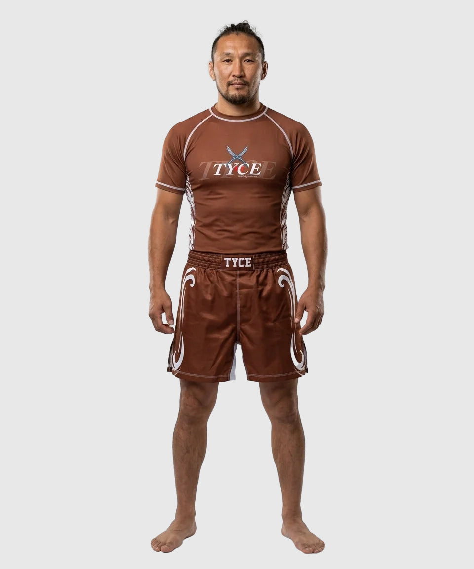 Short de combat TYCE CULTURE OF WAR Gengis Khan - Marron