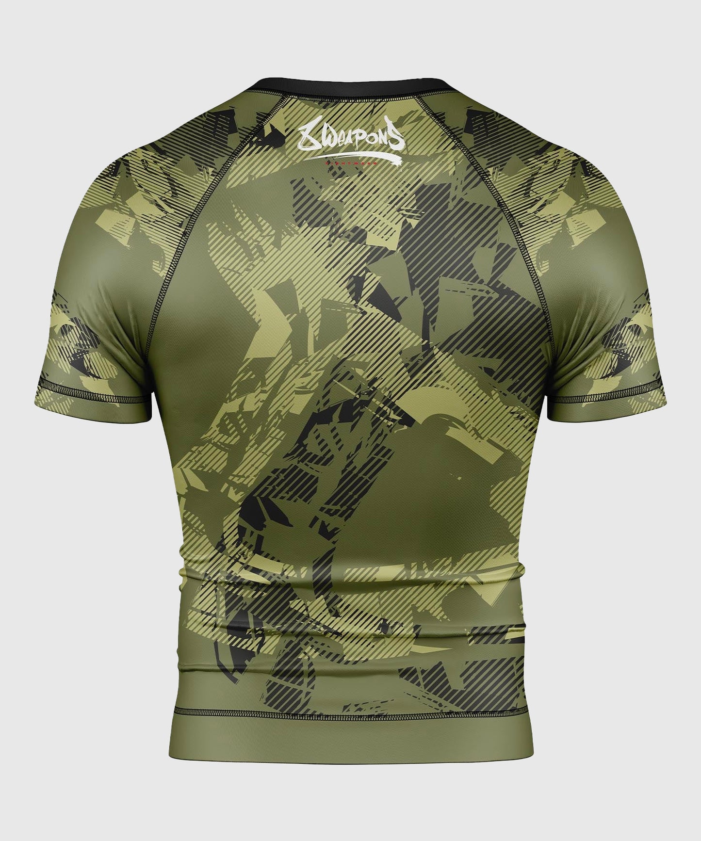 8 Weapons Hit 2.0 Rashguard a Maniche Corte - Oliva