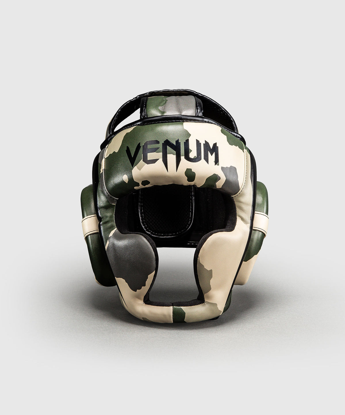 Venum Elite Camo Kopfschutz – Khaki/Cremeweiß