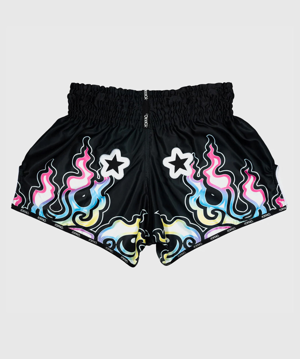 Short de Muay Thai Yokkao Flames - Noir