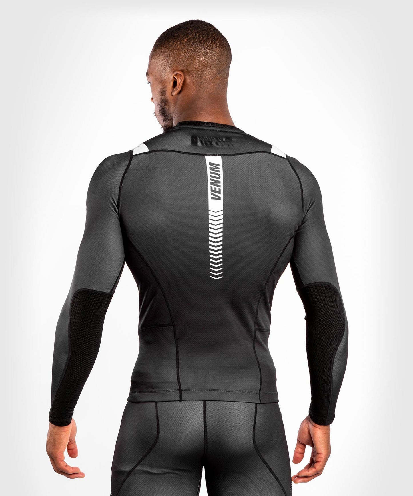 T-shirt de Compression Venum NoGi 3.0 - Manches Longues - Noir/Blanc