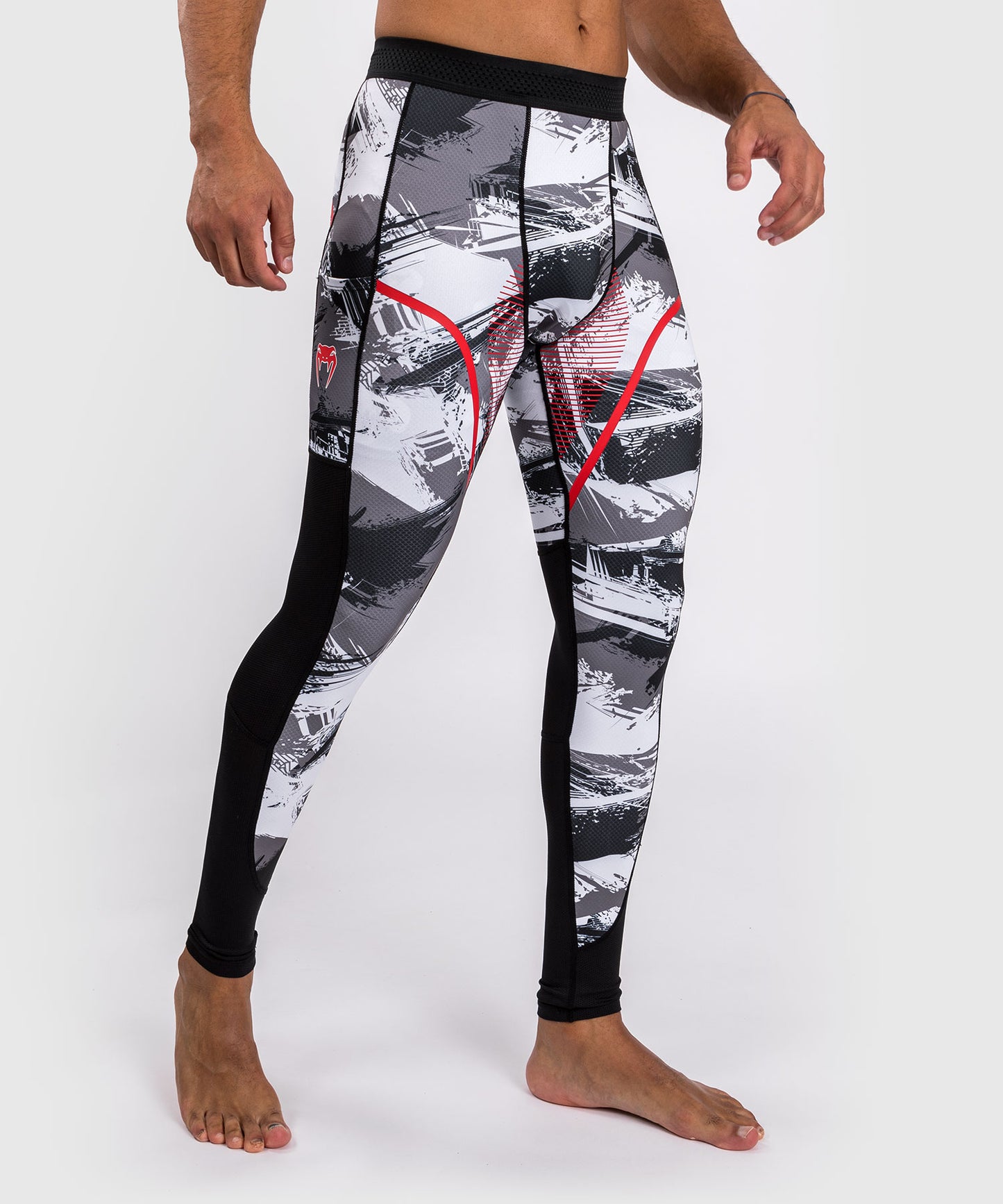 Pantalon de compression Venum Electron 3.0 - Gris/Rouge