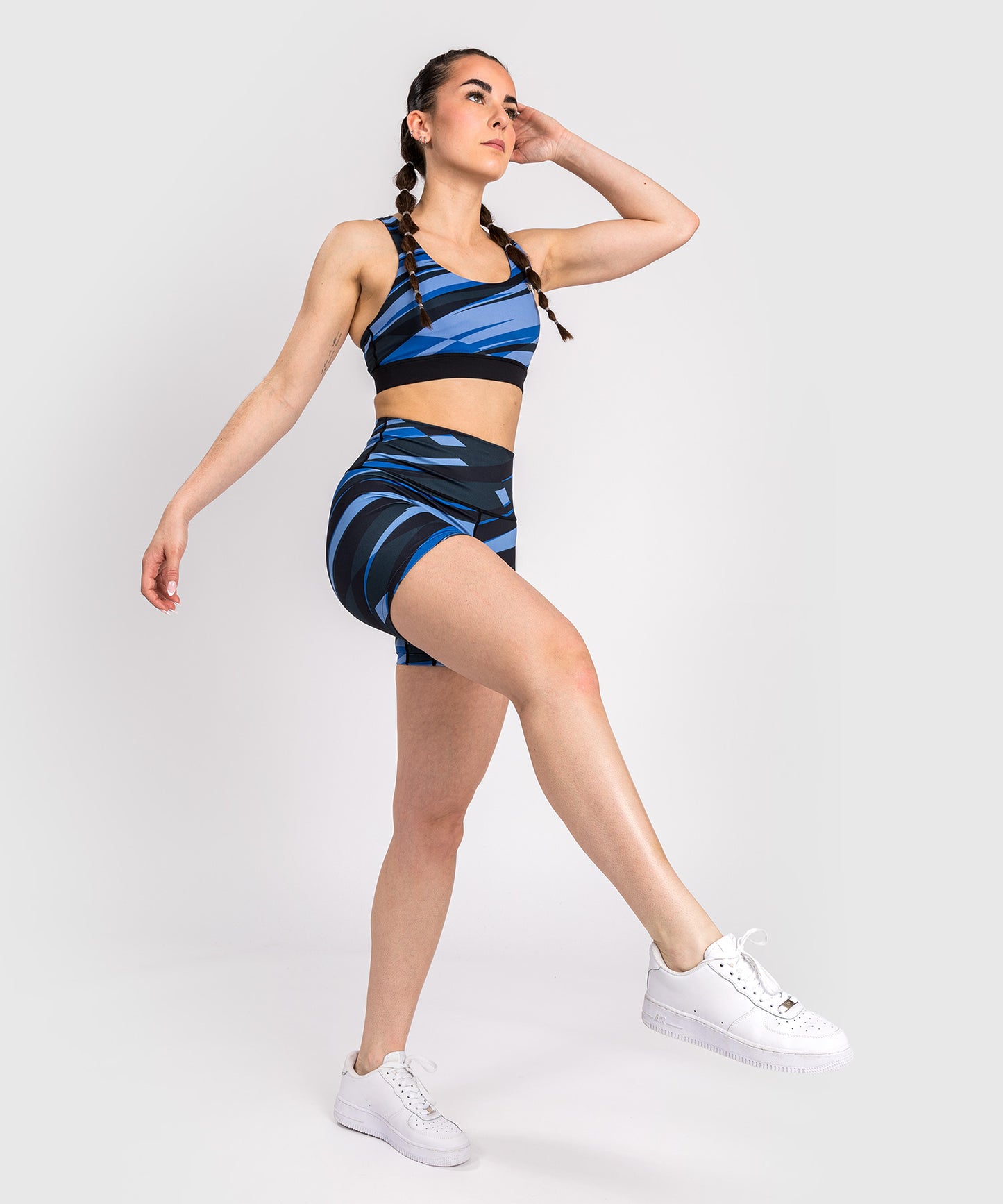 Short de Compression pour Femmes Venum Abyss - Bleu Foncé