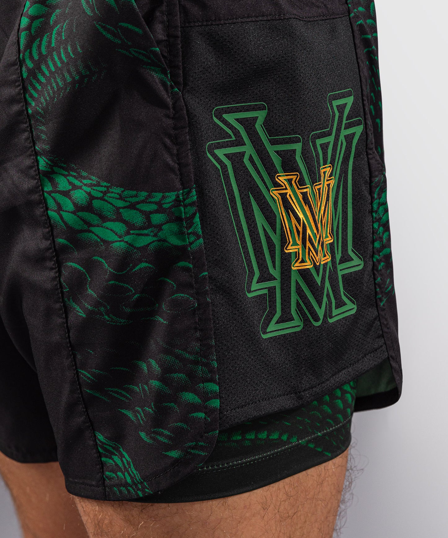 Short d’Entraînement Venum Matupa - Noir/Vert/Or