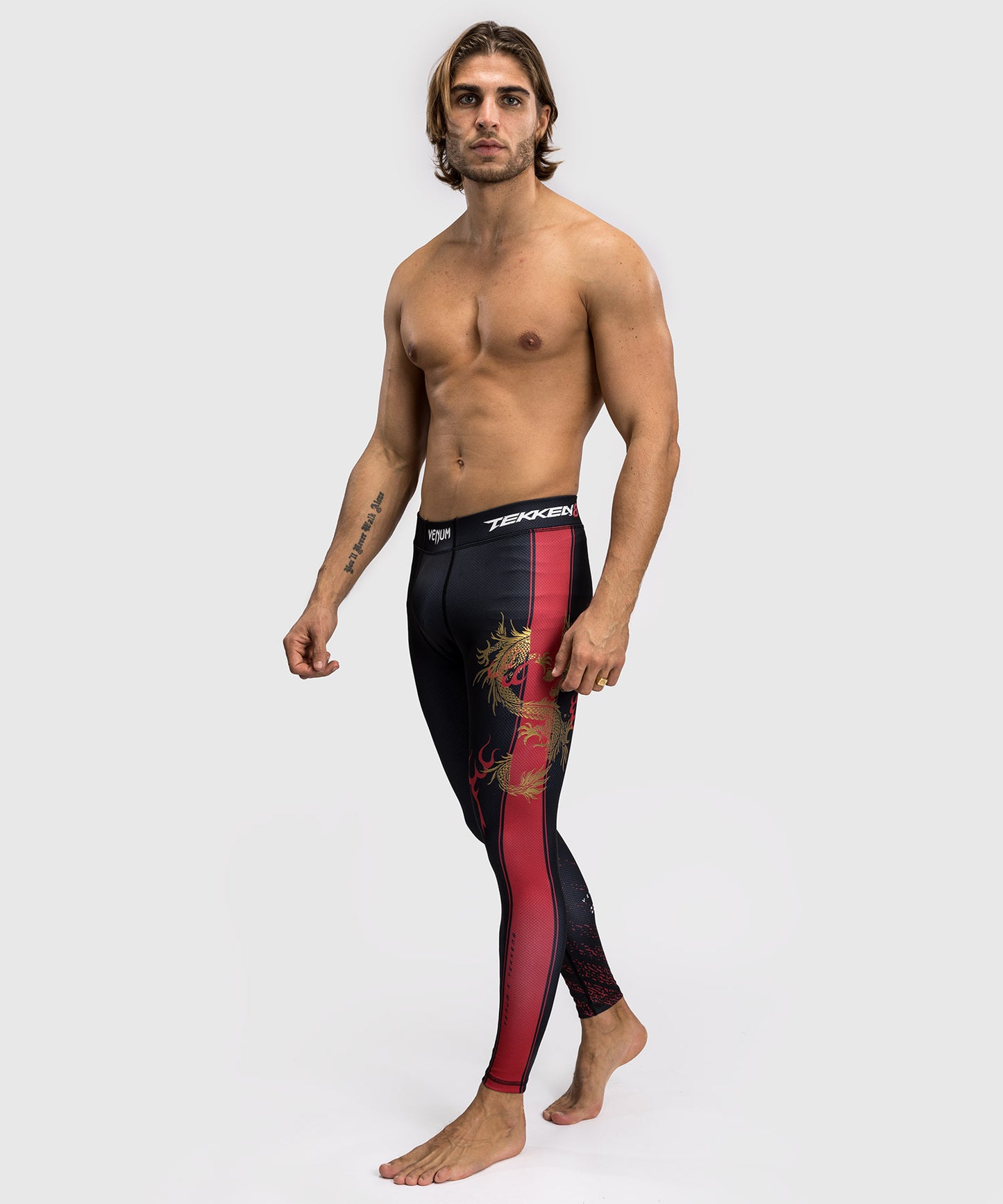 Pantalon de compression Venum x TEKKEN 8 - Marshall Law - Noir/Rouge/Or