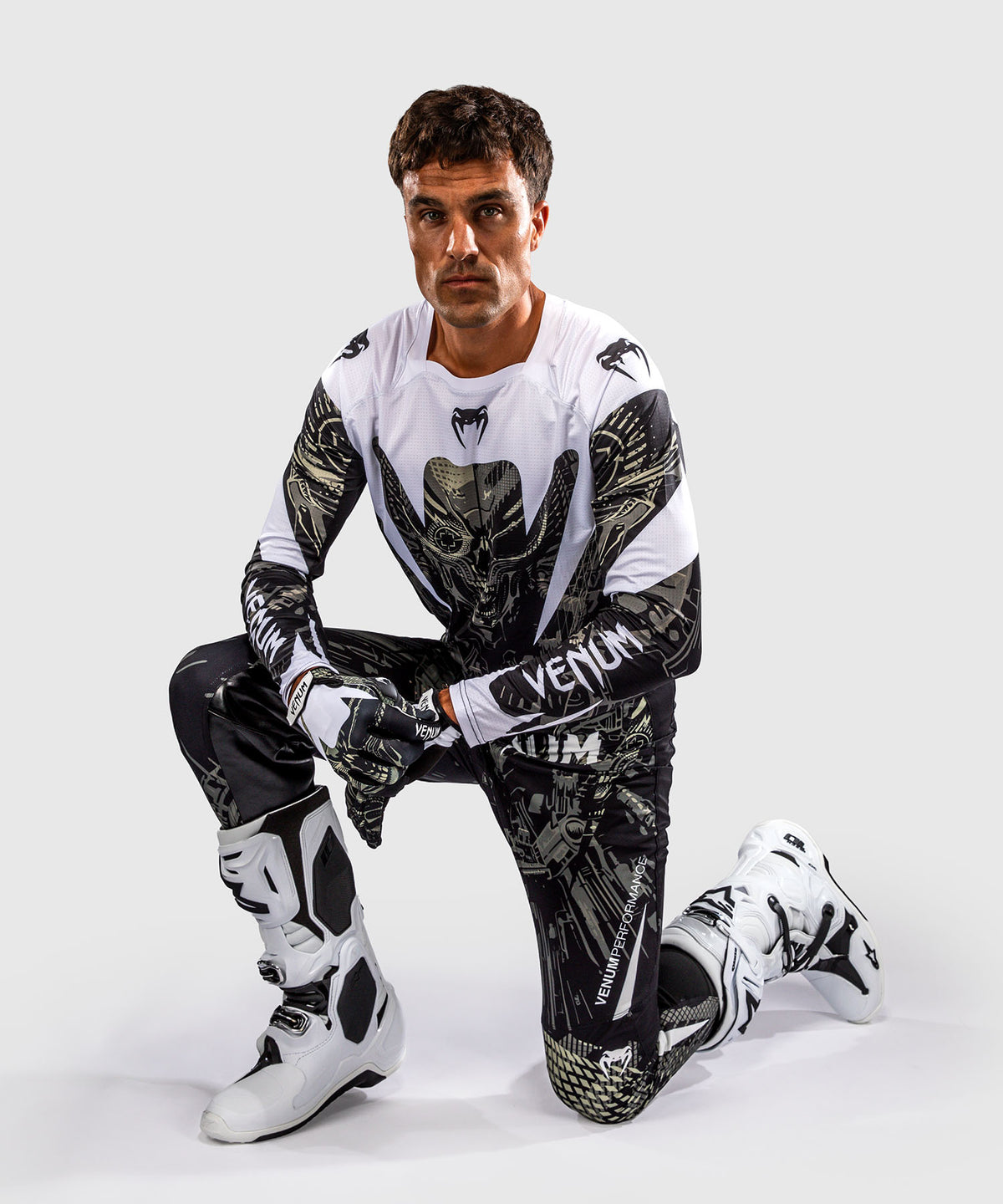 Venum MX Elite Alien Pantalón de Motocross - Negro/Arena