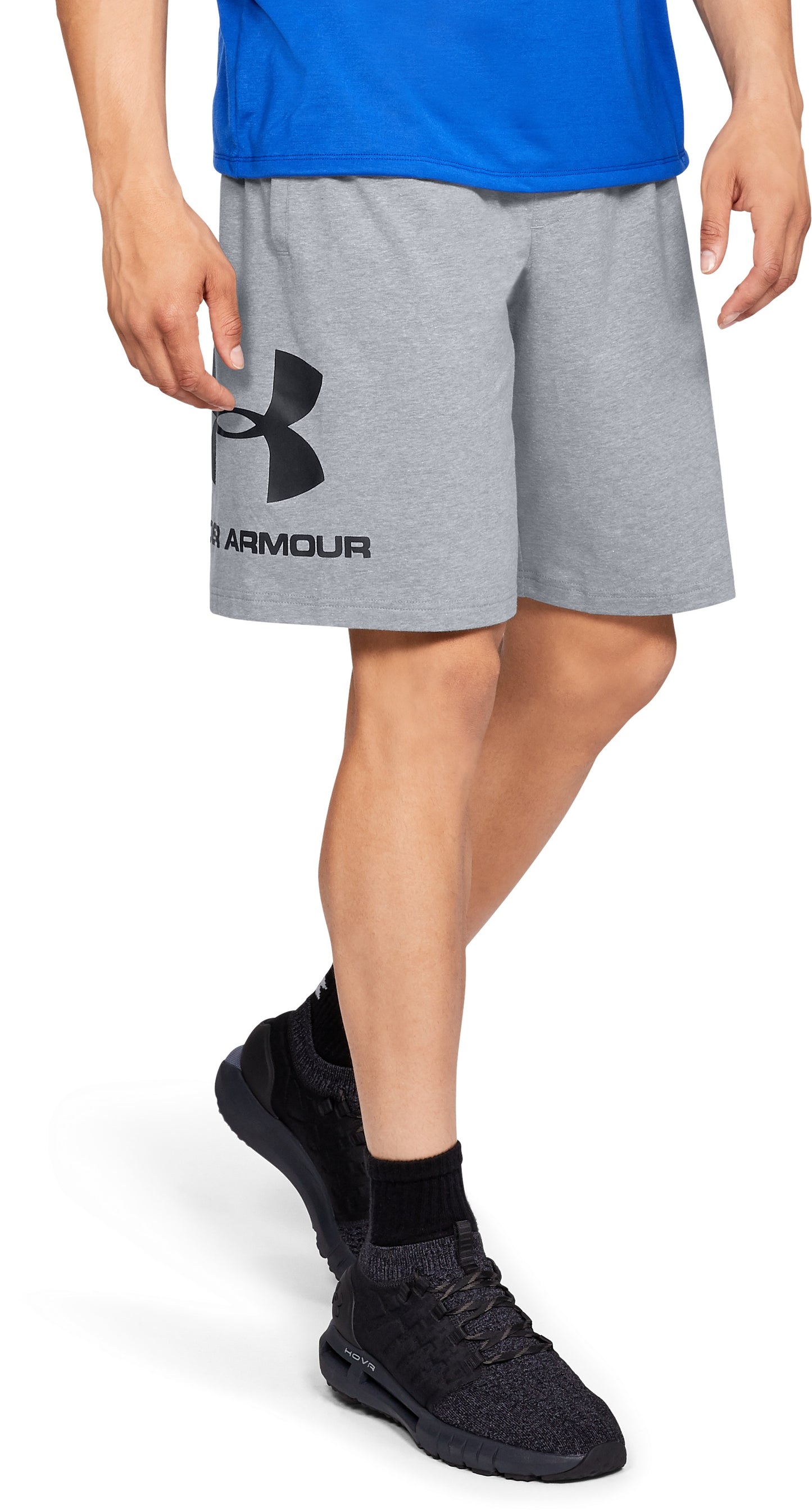 Under Armour Sportstyle Graphic Fightshorts – Grau