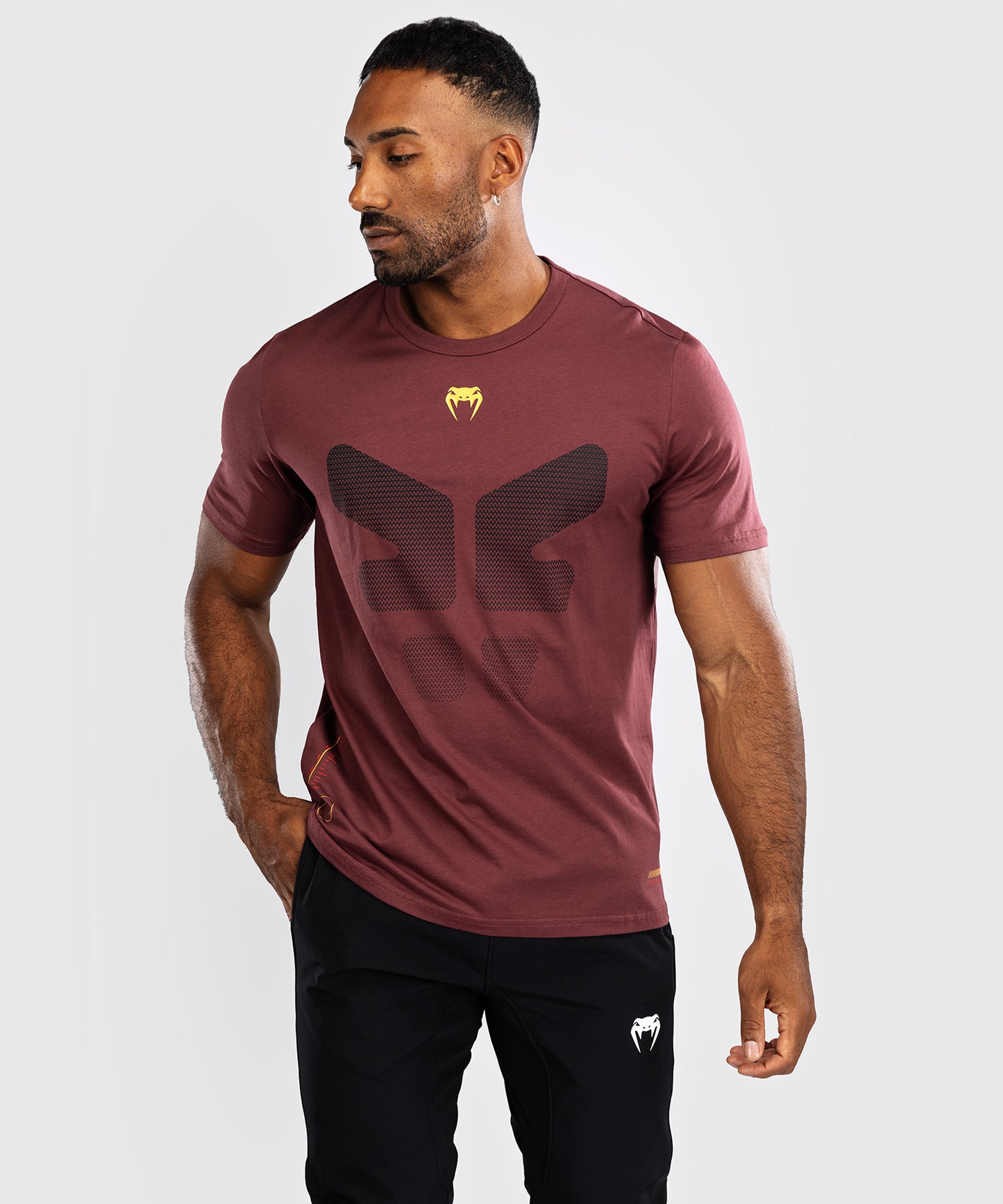 T-Shirt Venum Tactical XT- Noir/Bordeaux/Or