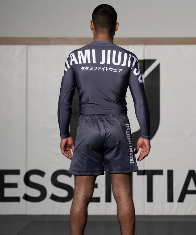 Tatami Fightwear Impact Langarm-Kompressionsshirt – Grau