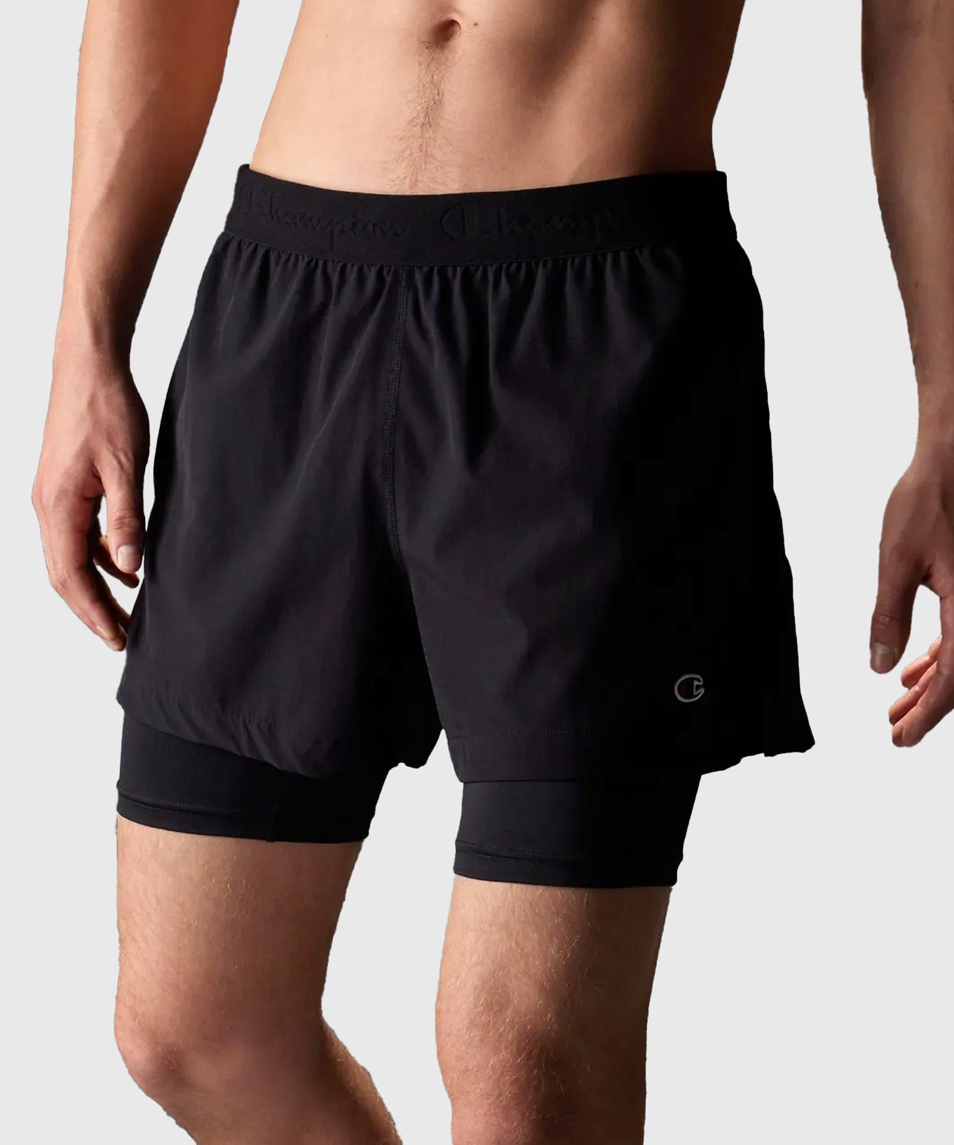 Champion 2 En 1 Fightshorts – Schwarz